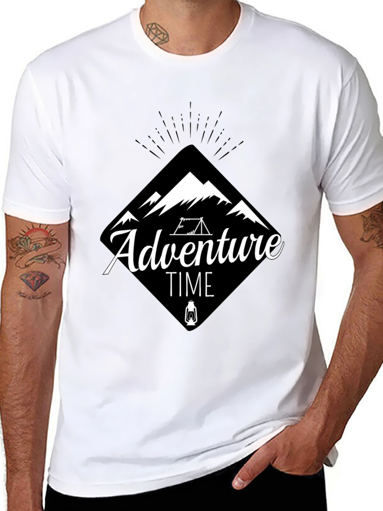 Adventure Time Black Graphic Tee