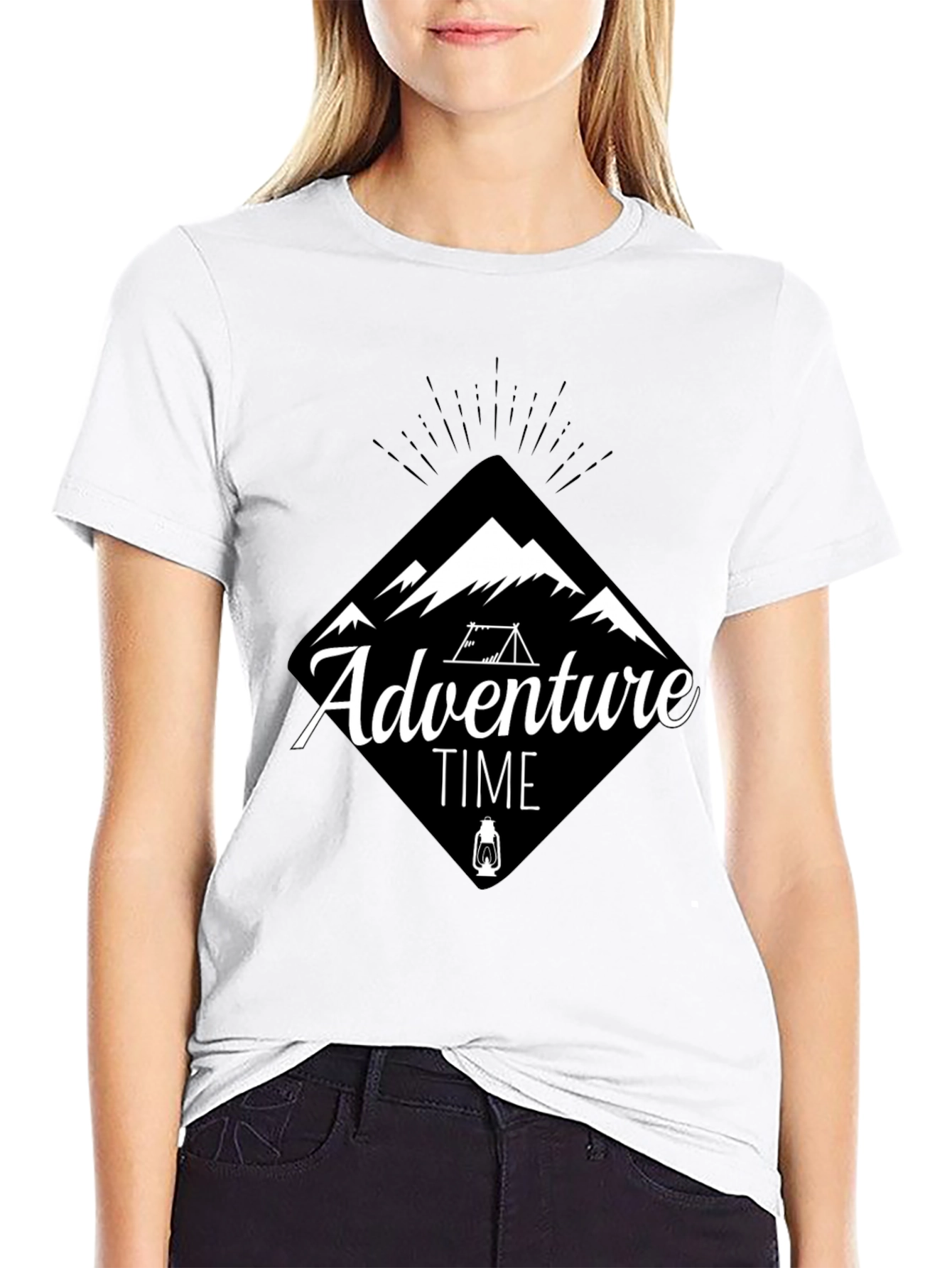 Adventure Time Black Graphic Tee