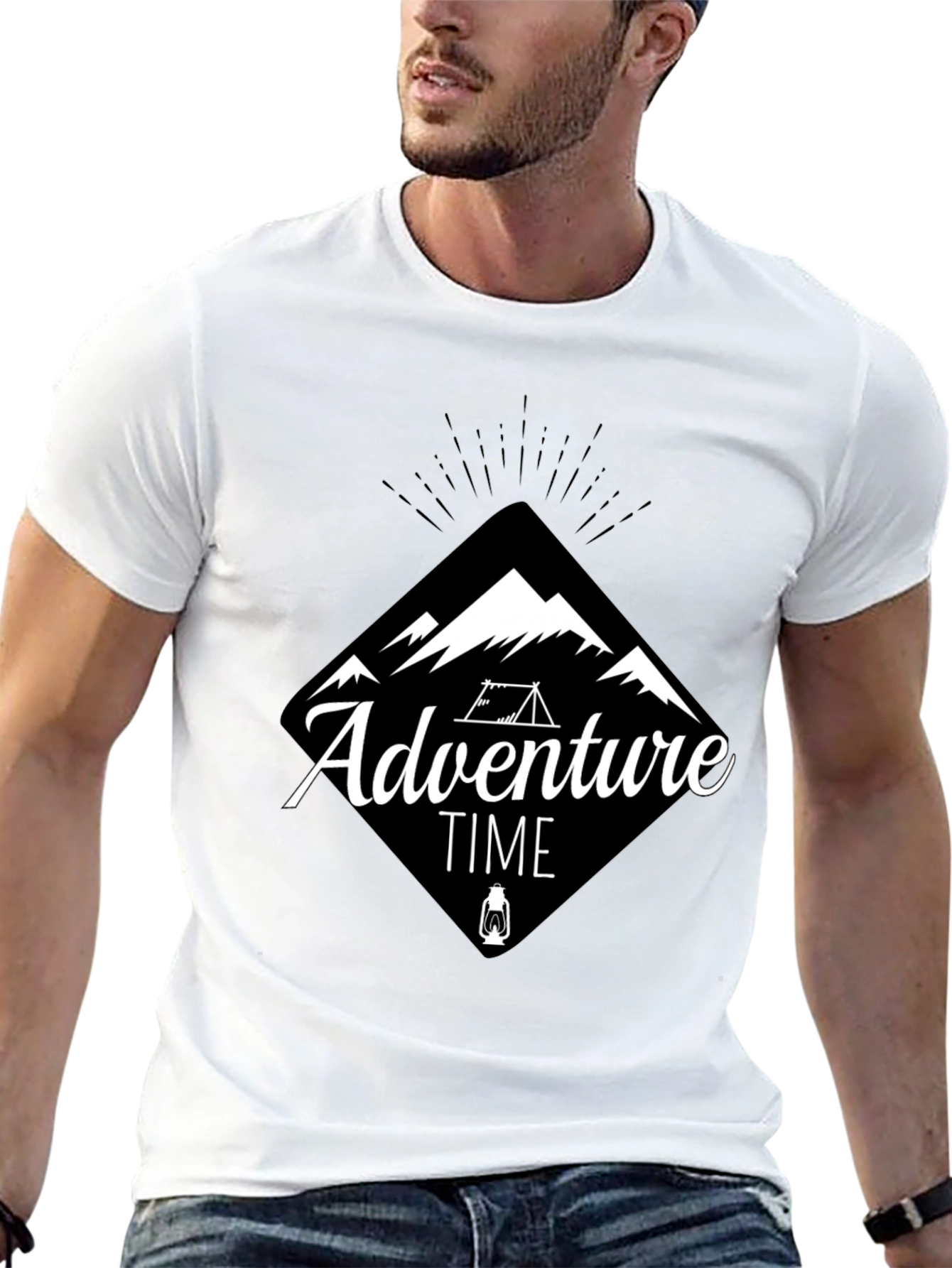 Adventure Time Black Graphic Tee