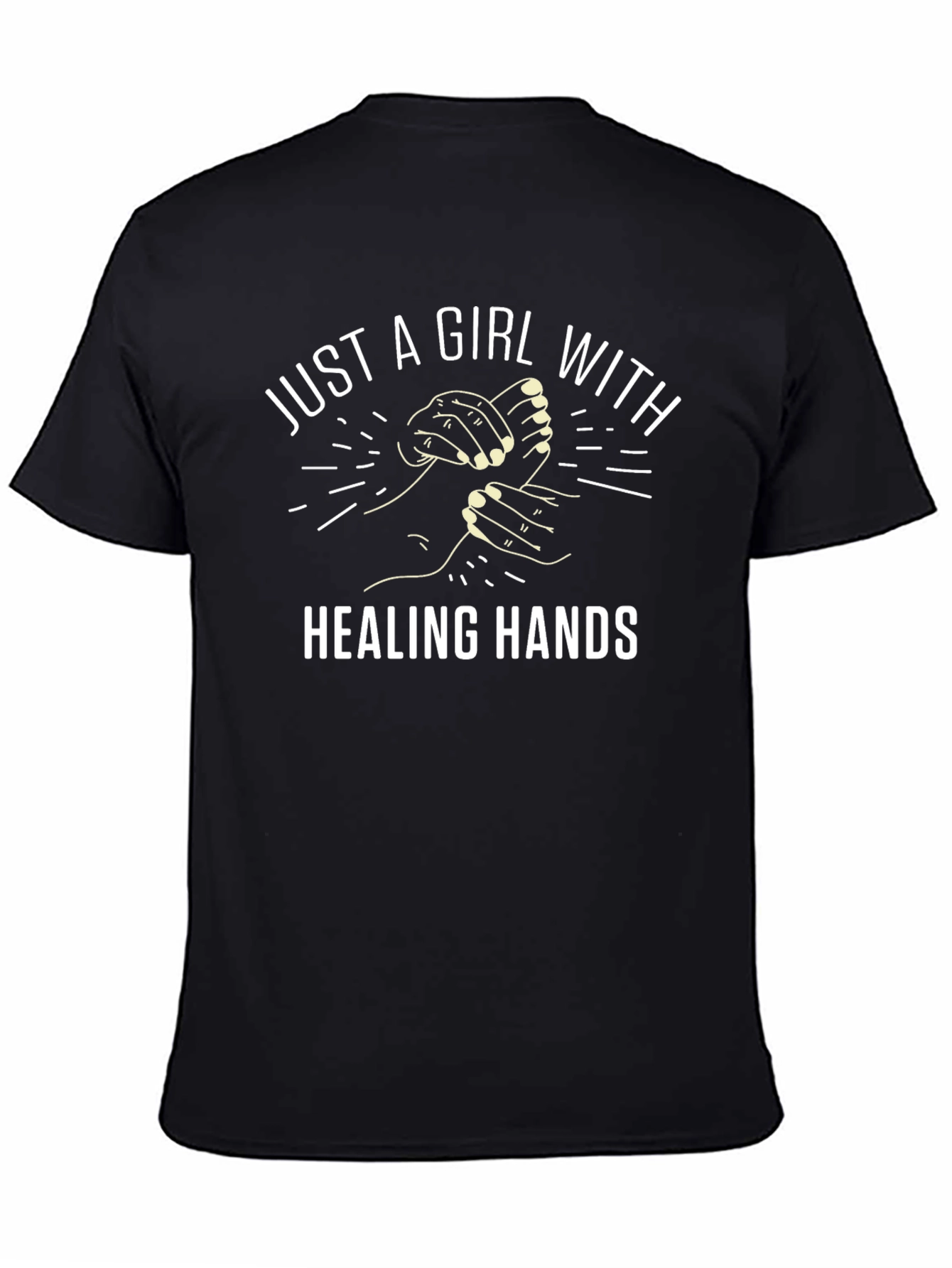 Healing Hands Graphic T-Shirt - Unisex Black Tee