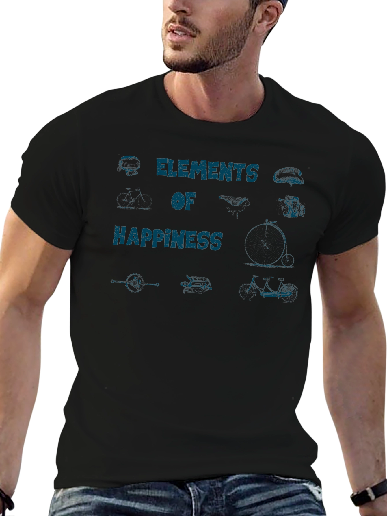 Elements of Happiness Graphic Tee - Casual Comfort