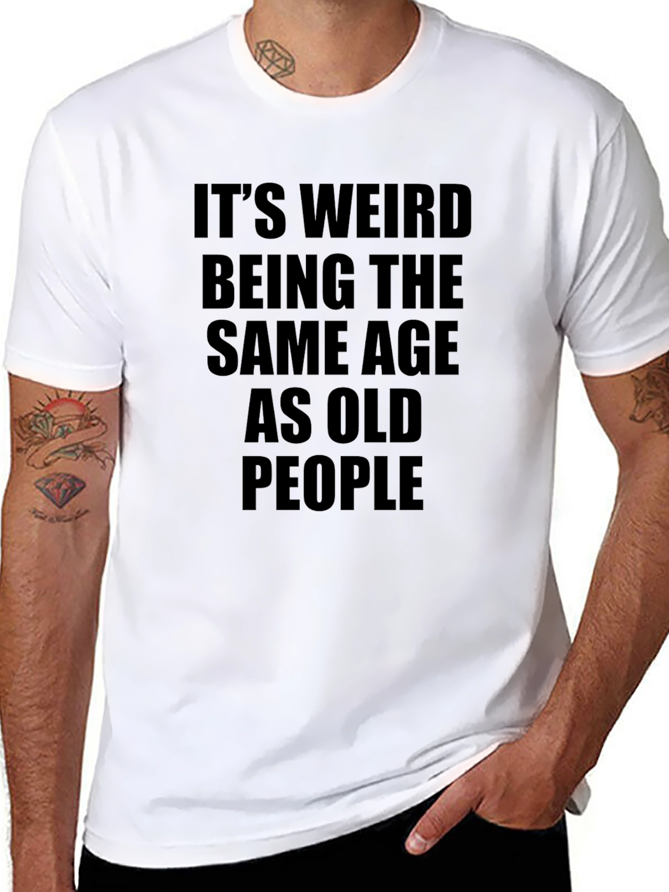 Funny Old People Graphic Tee