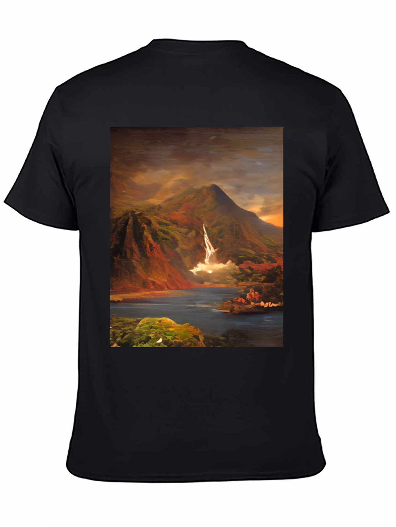 Mountain Vista Graphic Tee - Nature Art Shirt