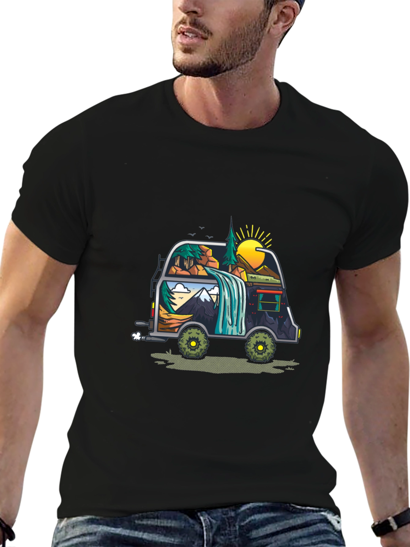 Nature Van Graphic Tee - Adventure Awaits