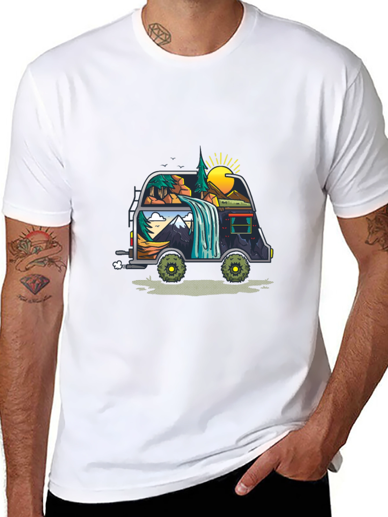 Nature Van Graphic Tee - Adventure Awaits
