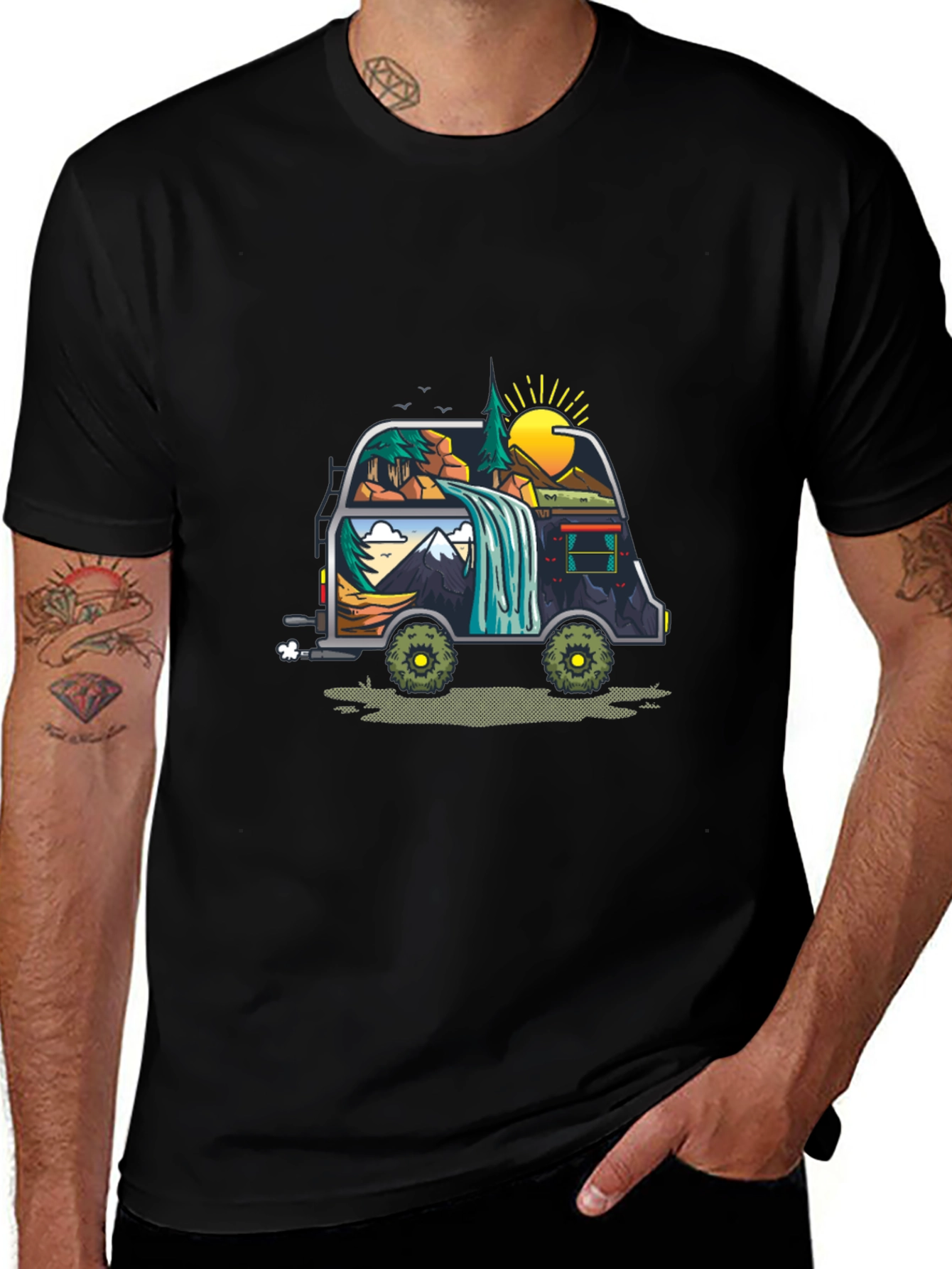Nature Van Graphic Tee - Adventure Awaits
