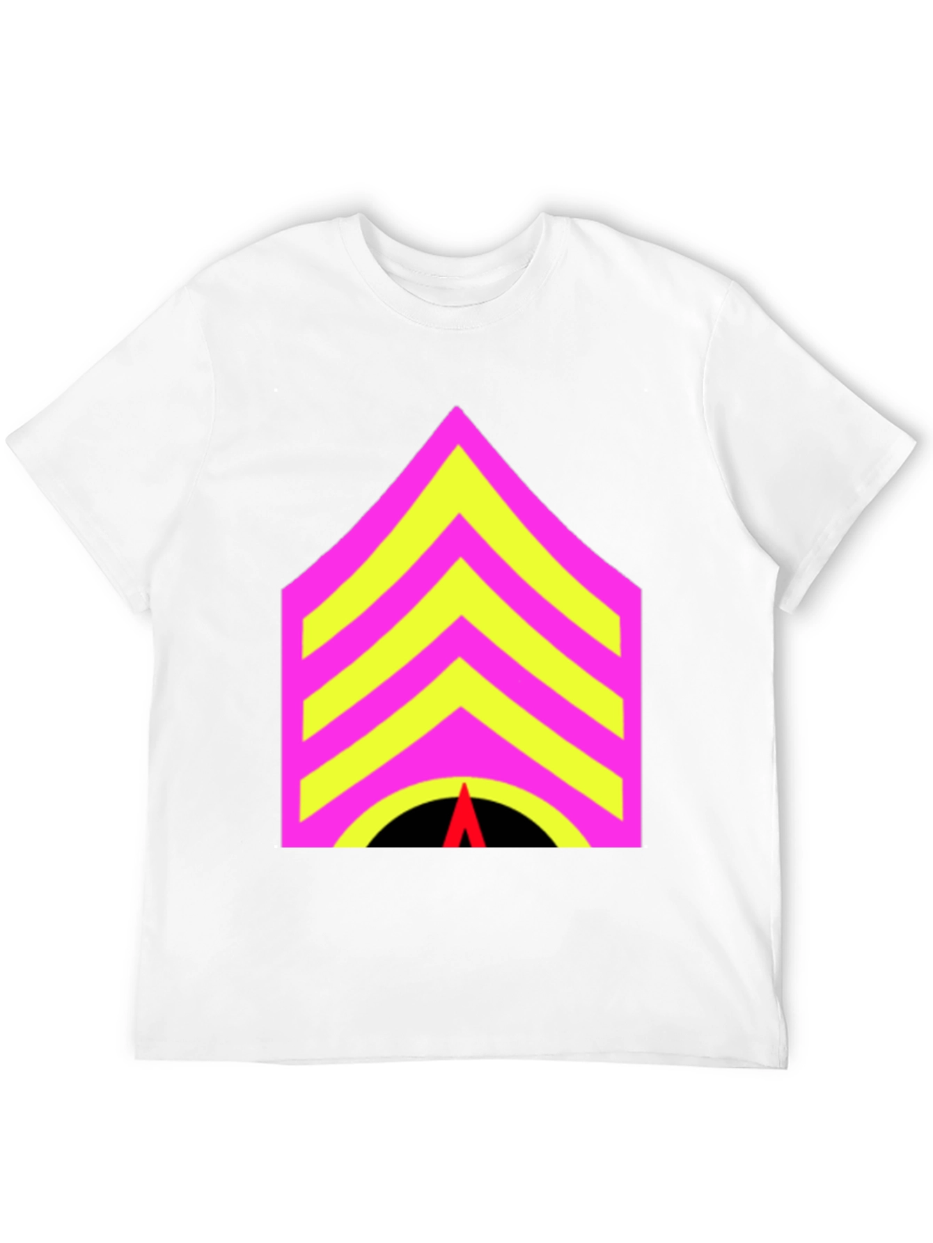 Sergeant Stripes Graphic Tee - Bold Statement Style