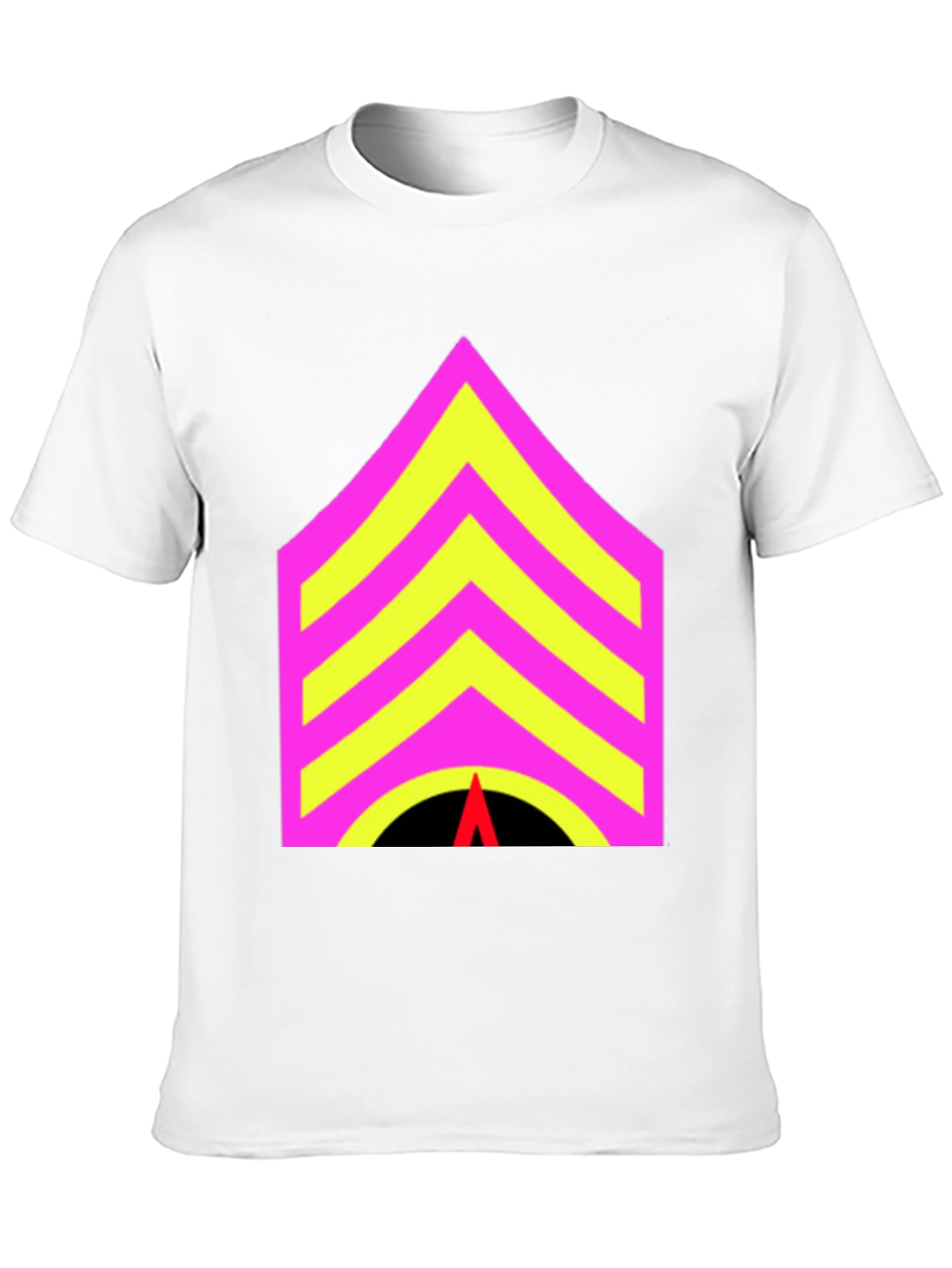 Sergeant Stripes Graphic Tee - Bold Statement Style