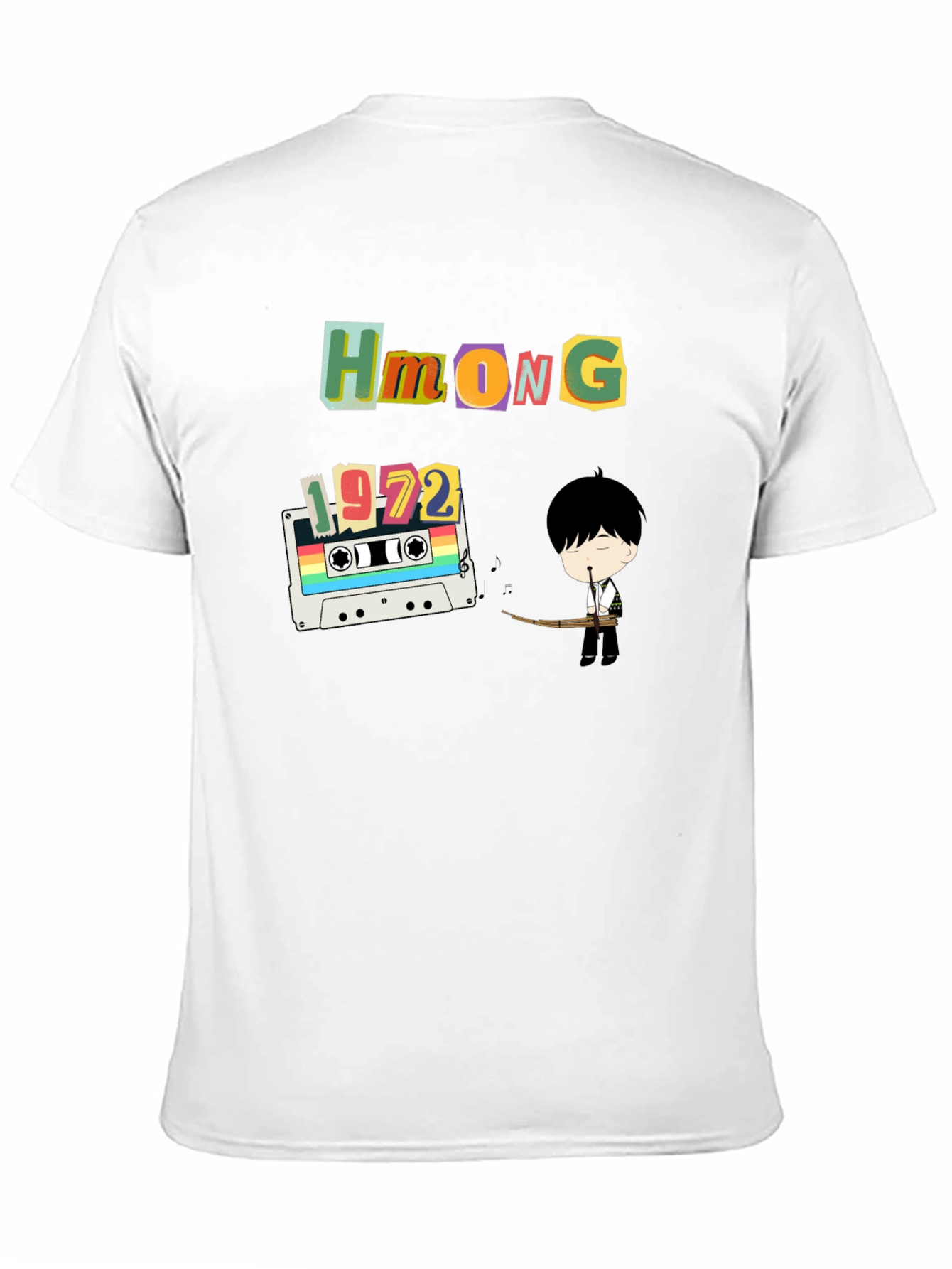 Hmong 1972 Cassette Tape T-Shirt