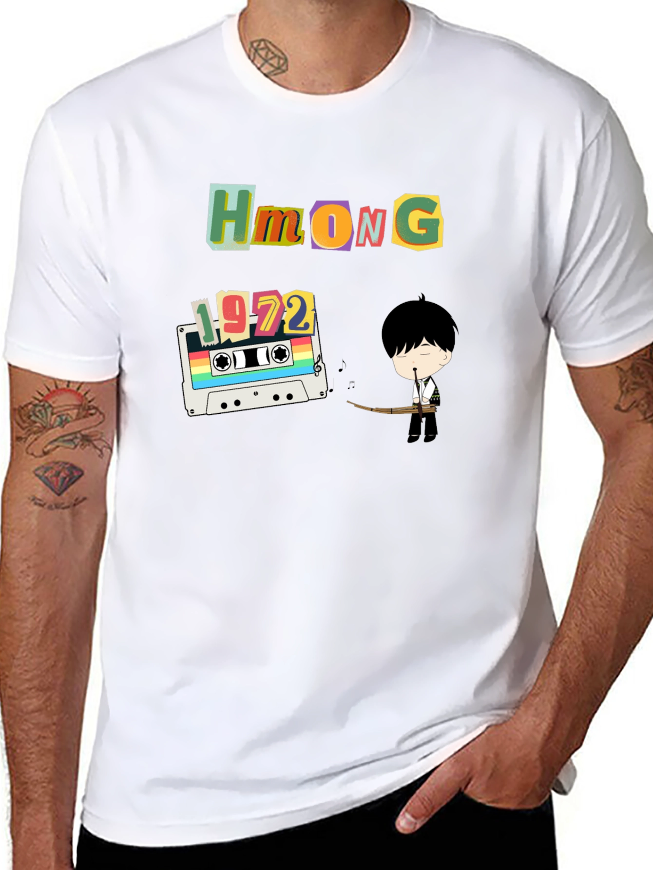 Hmong 1972 Cassette Tape T-Shirt