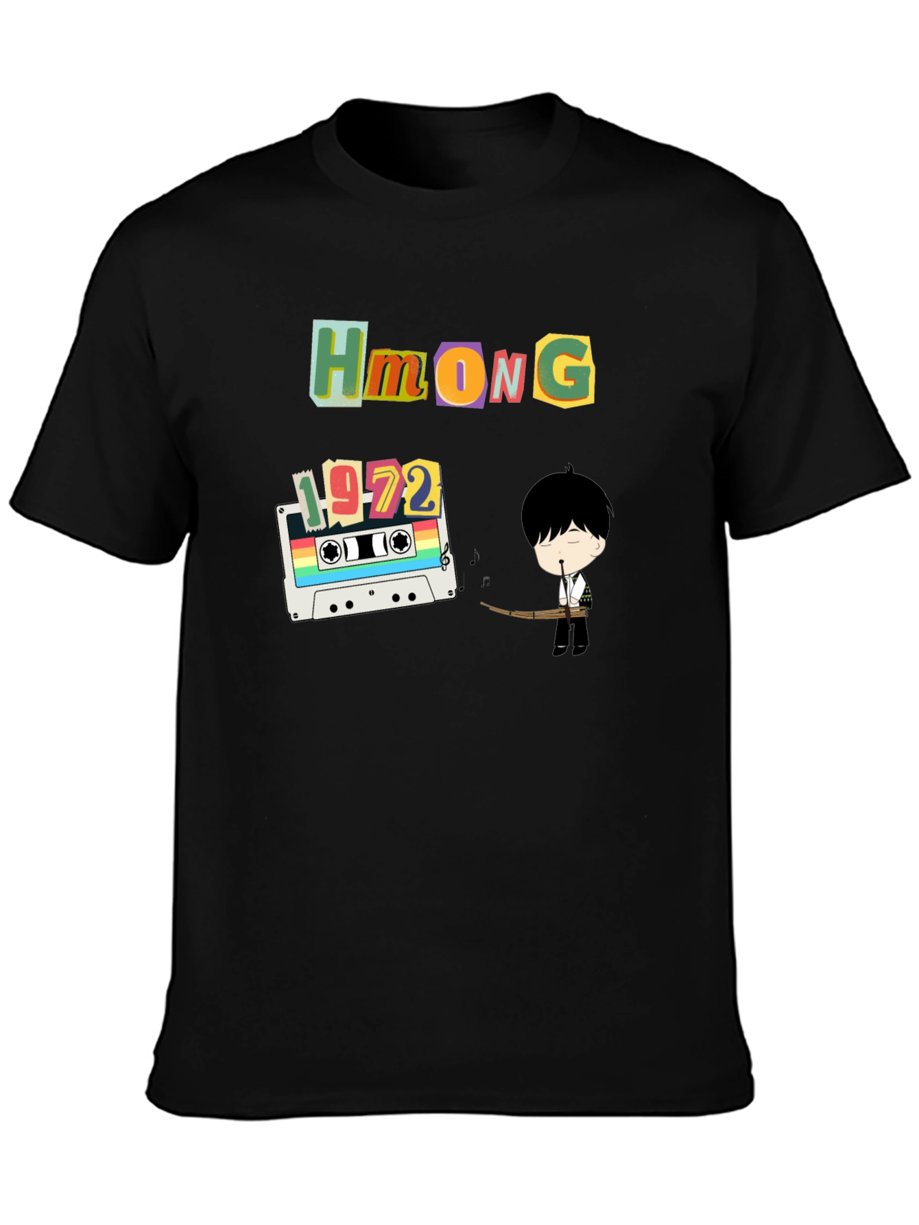 Hmong 1972 Cassette Tape T-Shirt