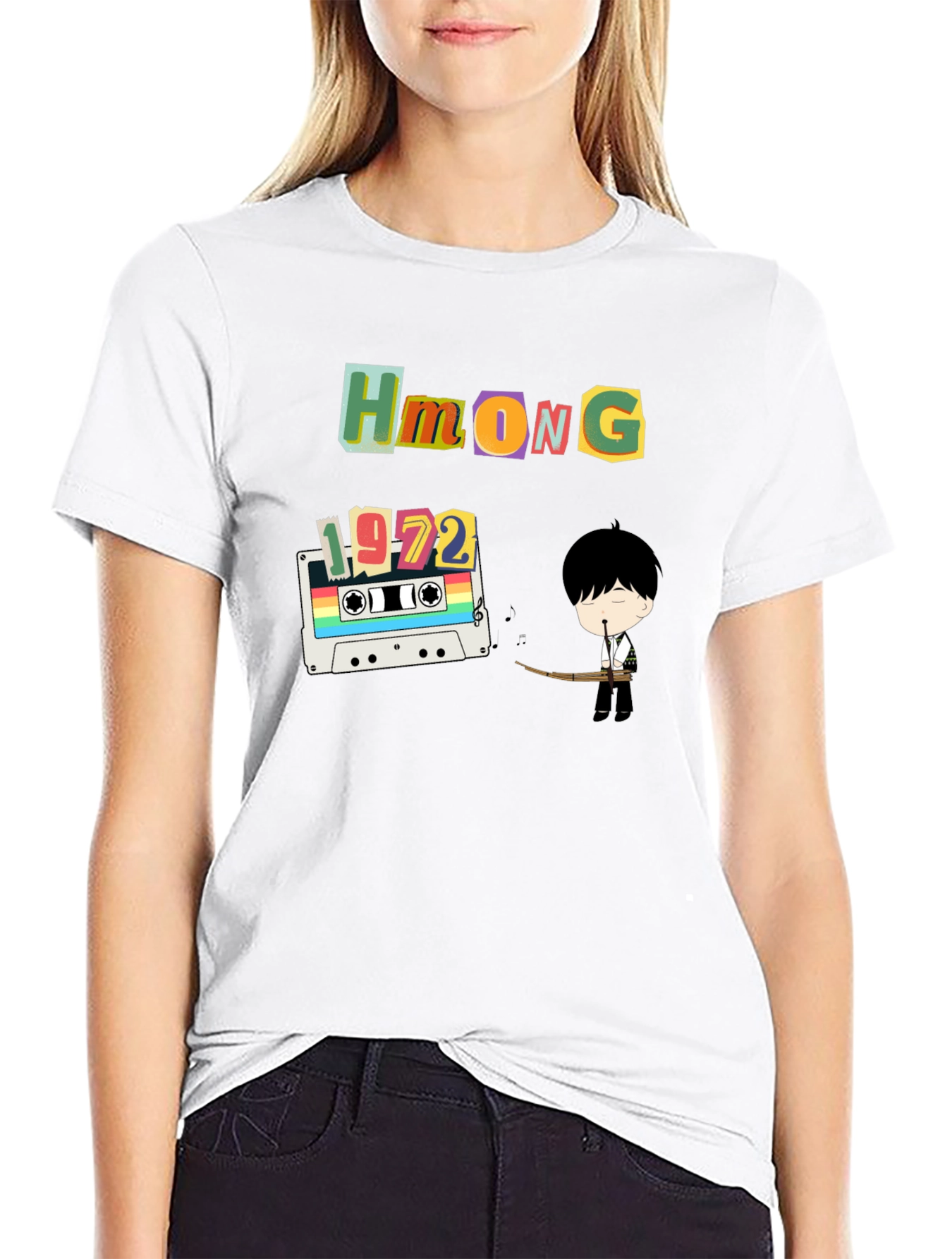 Hmong 1972 Cassette Tape T-Shirt