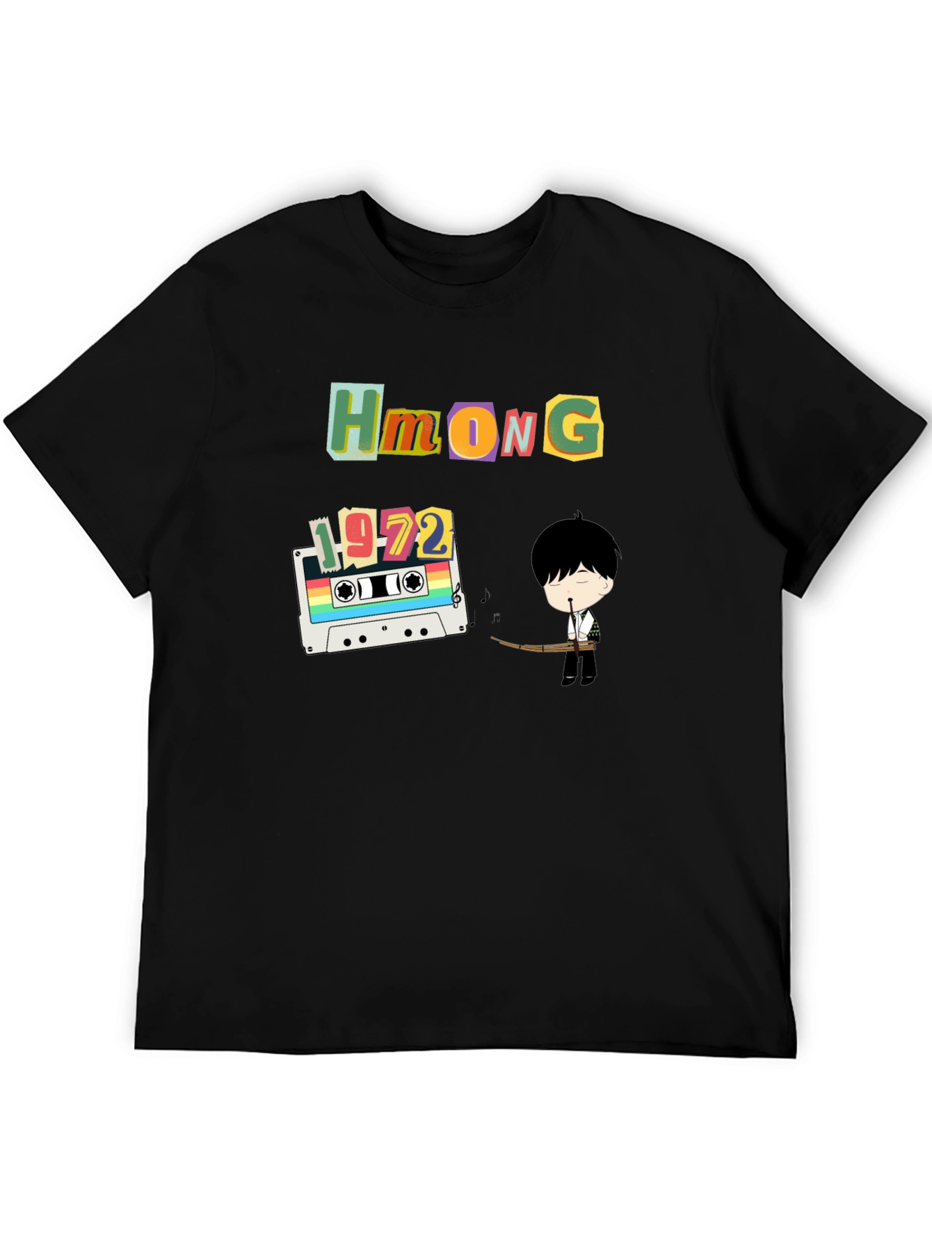 Hmong 1972 Cassette Tape T-Shirt