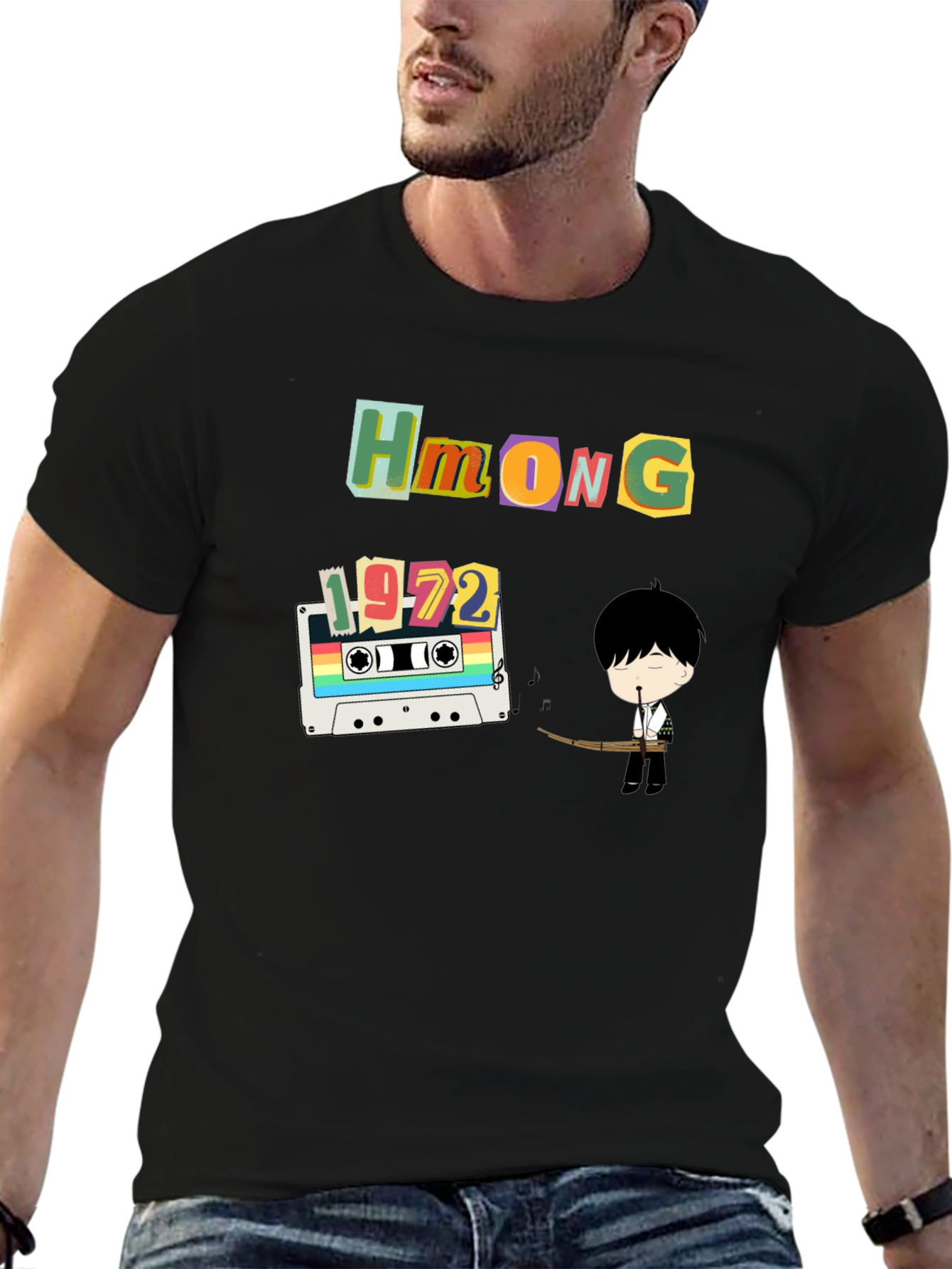 Hmong 1972 Cassette Tape T-Shirt