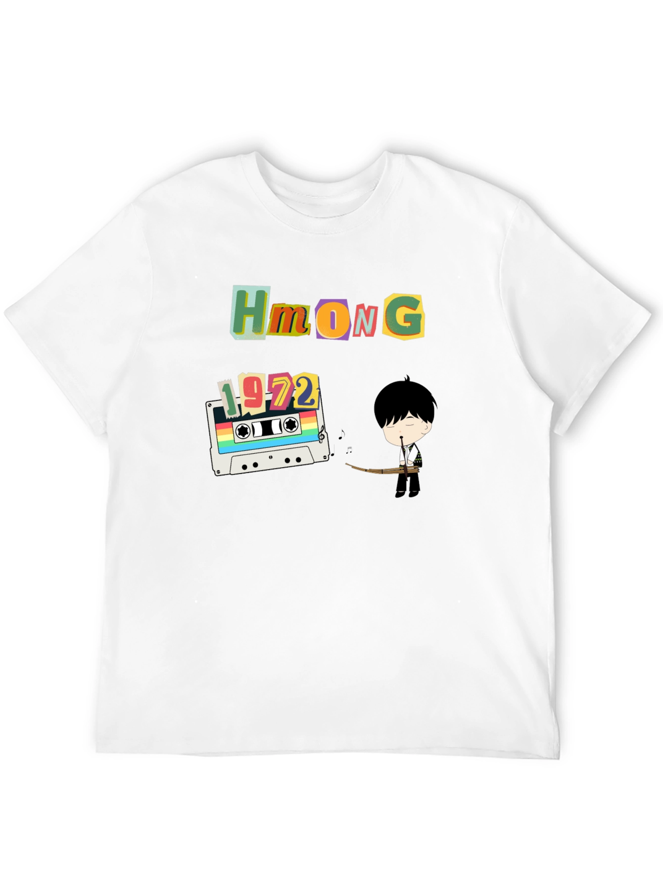 Hmong 1972 Cassette Tape T-Shirt