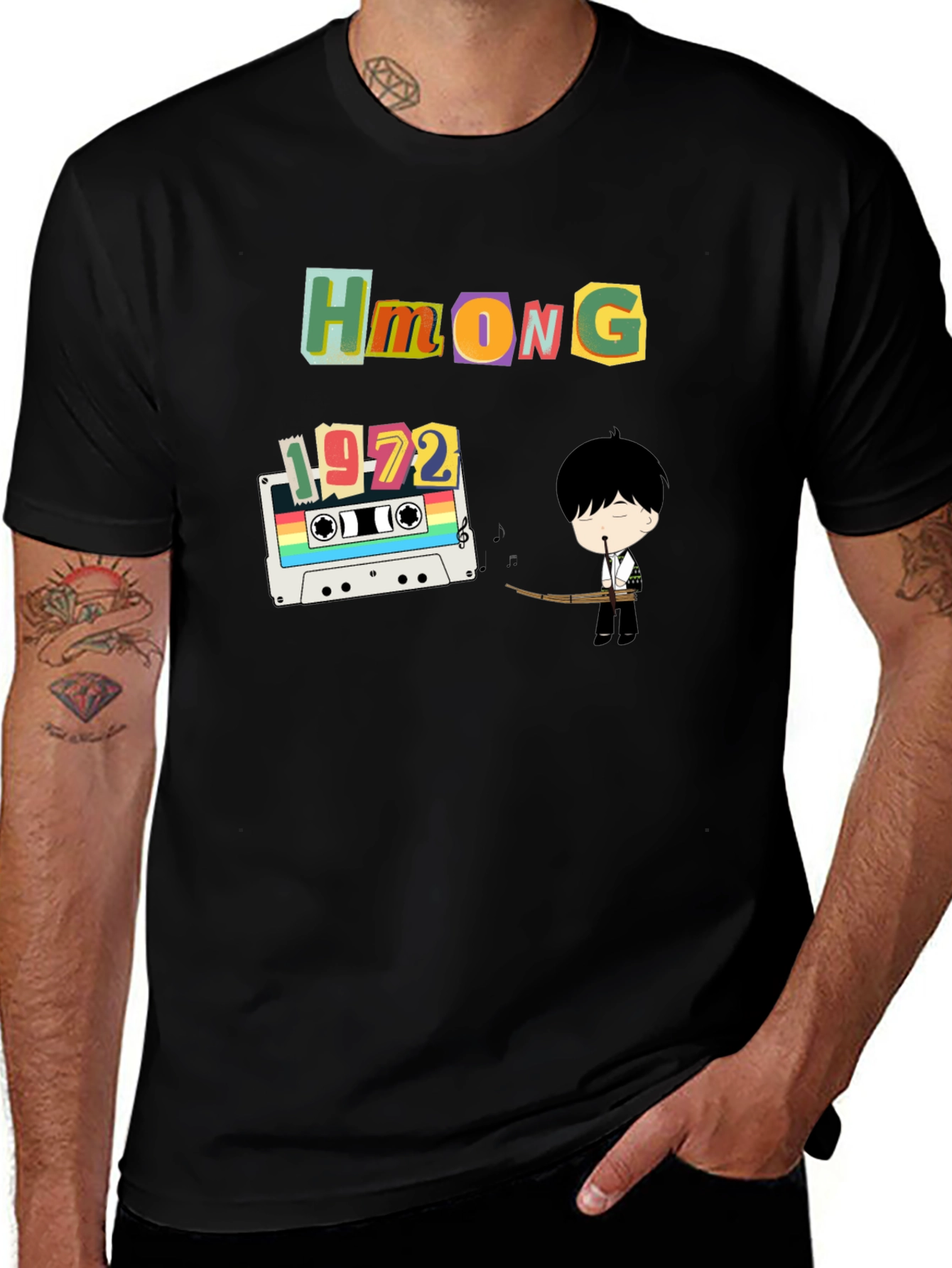 Hmong 1972 Cassette Tape T-Shirt