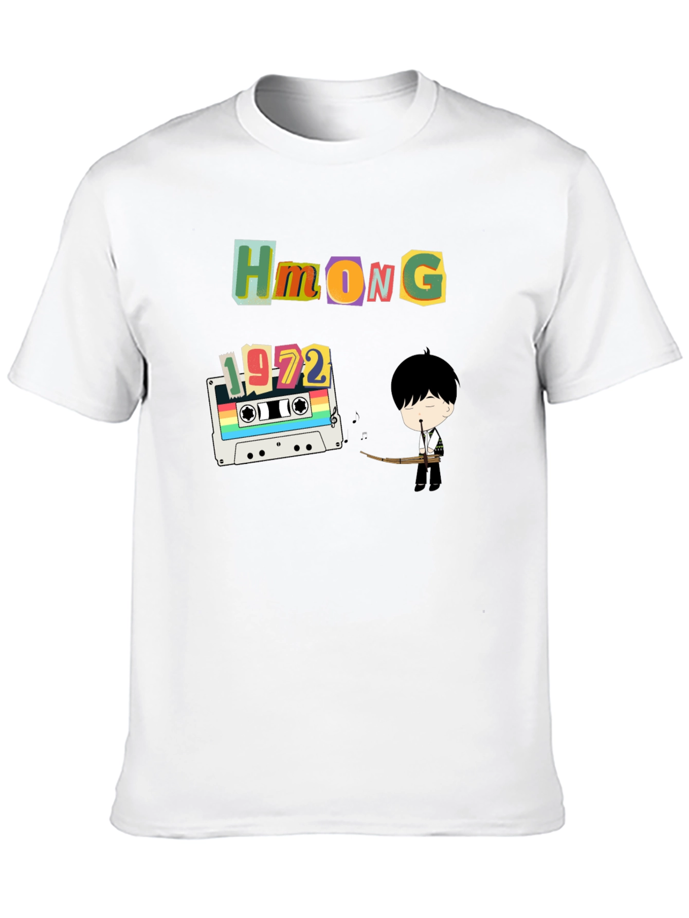 Hmong 1972 Cassette Tape T-Shirt