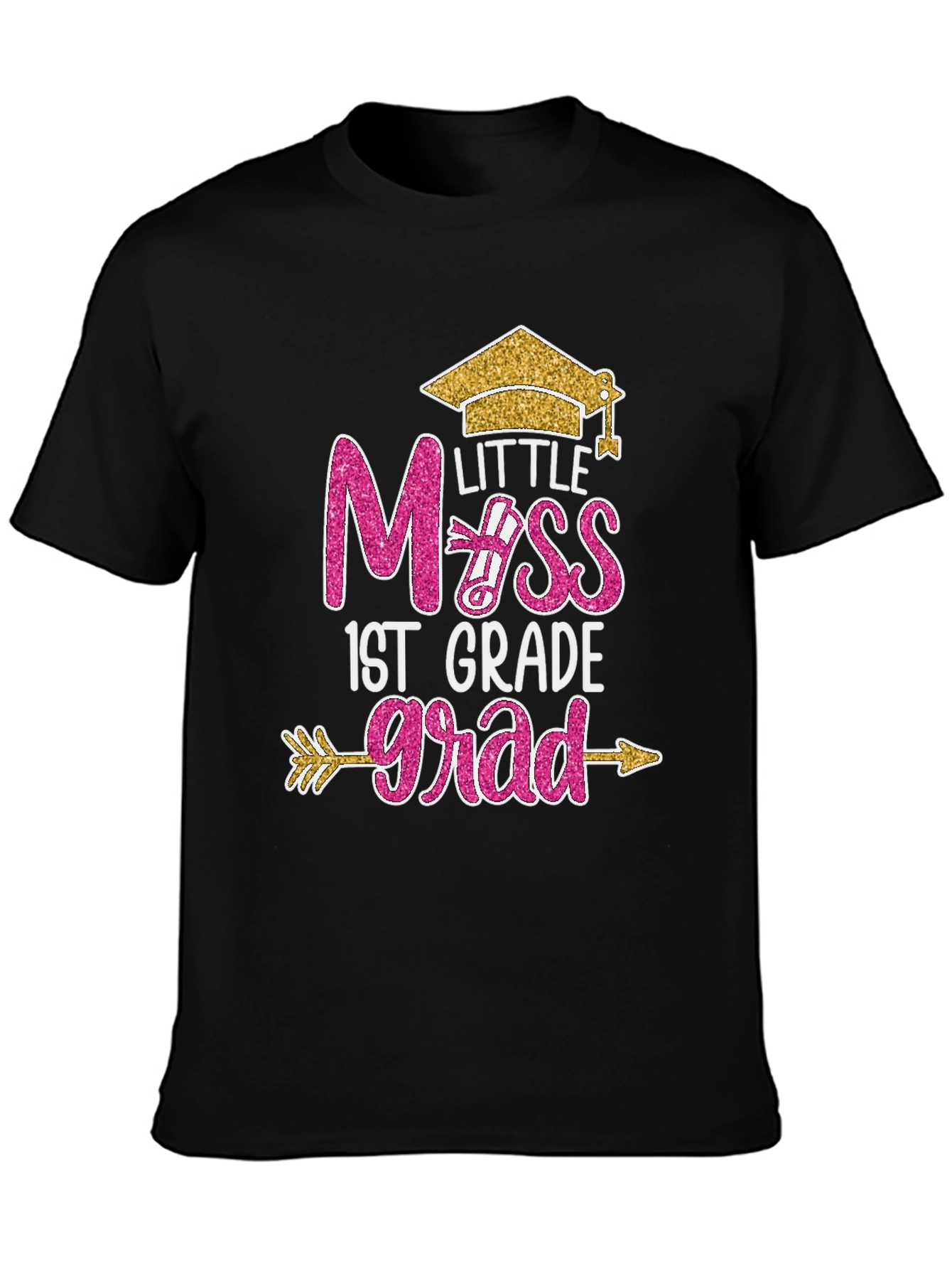 Little Miss 1st Grade Grad T-Shirt