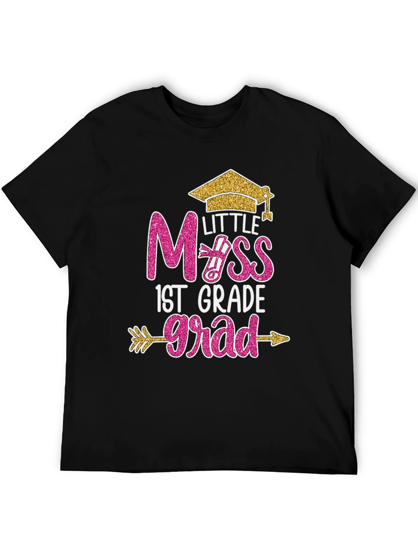 Little Miss 1st Grade Grad T-Shirt