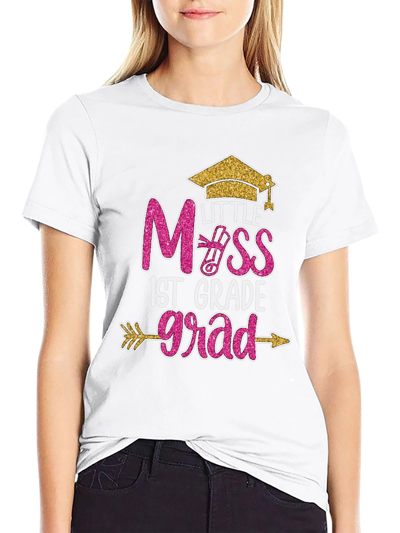 Little Miss 1st Grade Grad T-Shirt