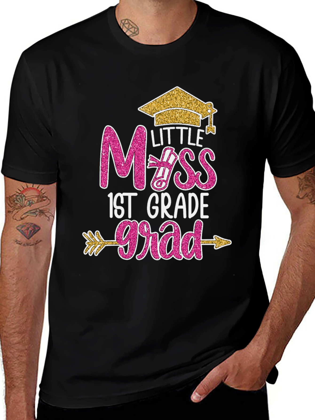 Little Miss 1st Grade Grad T-Shirt