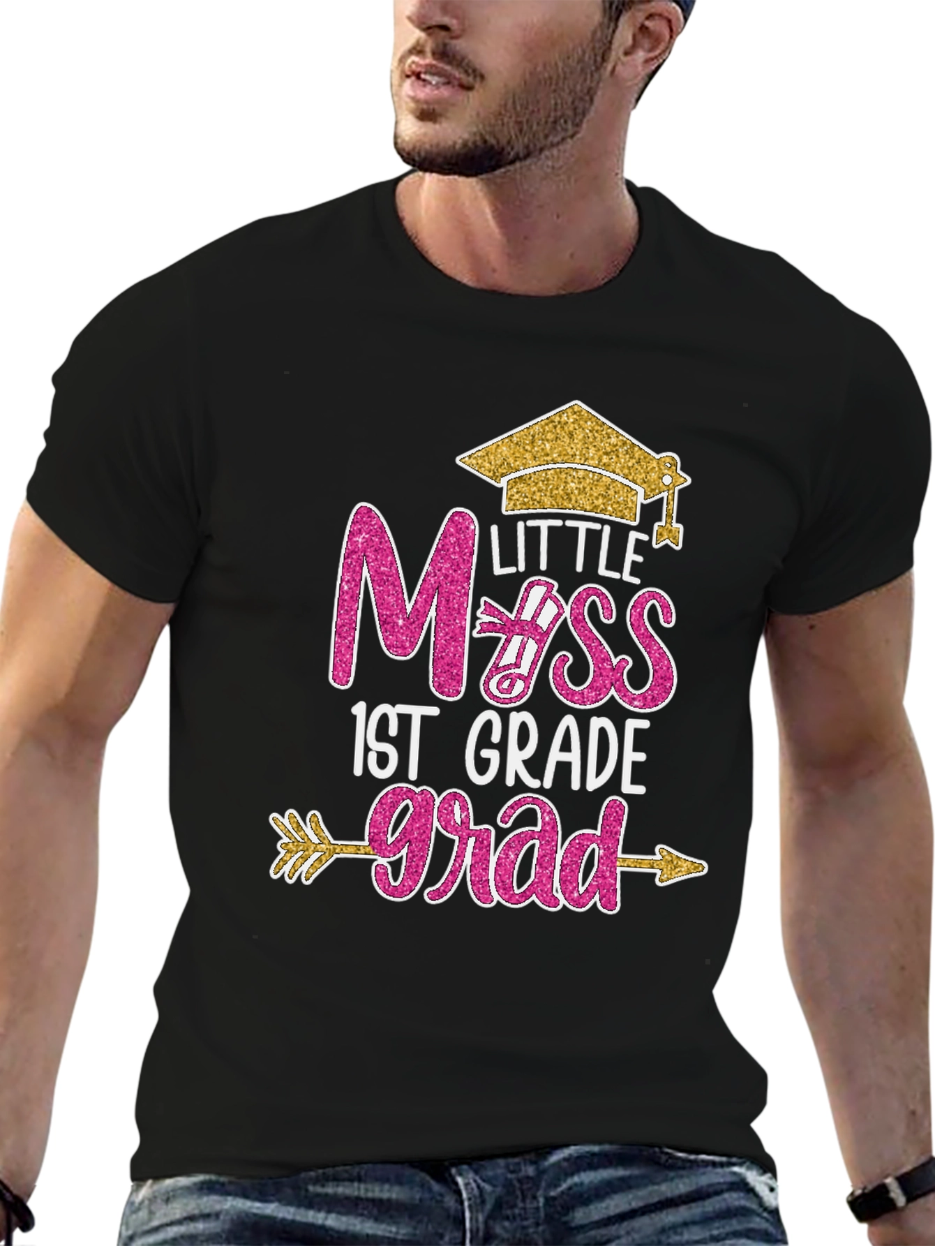 Little Miss 1st Grade Grad T-Shirt