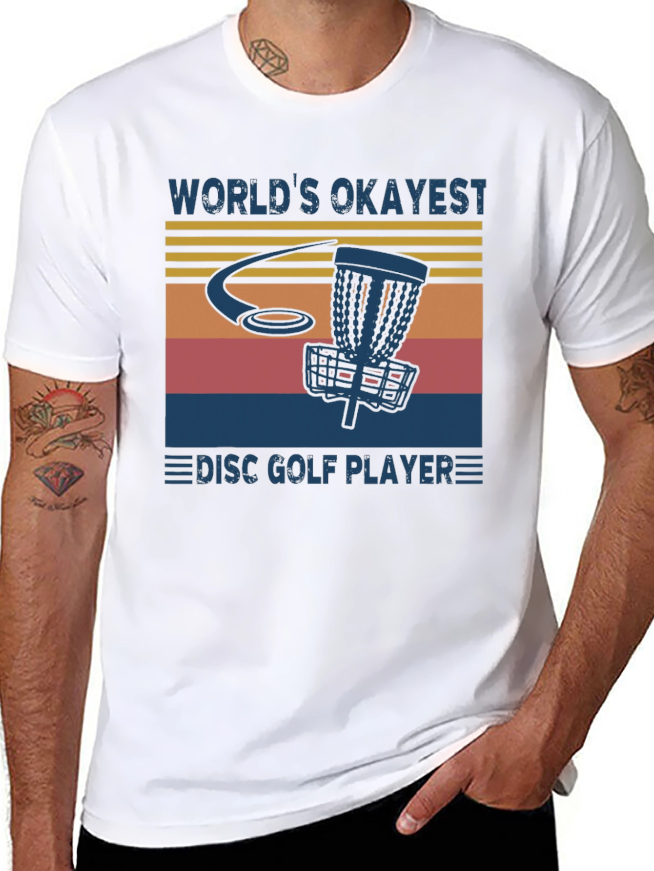 Worlds Okayest Disc Golf Player T-Shirt