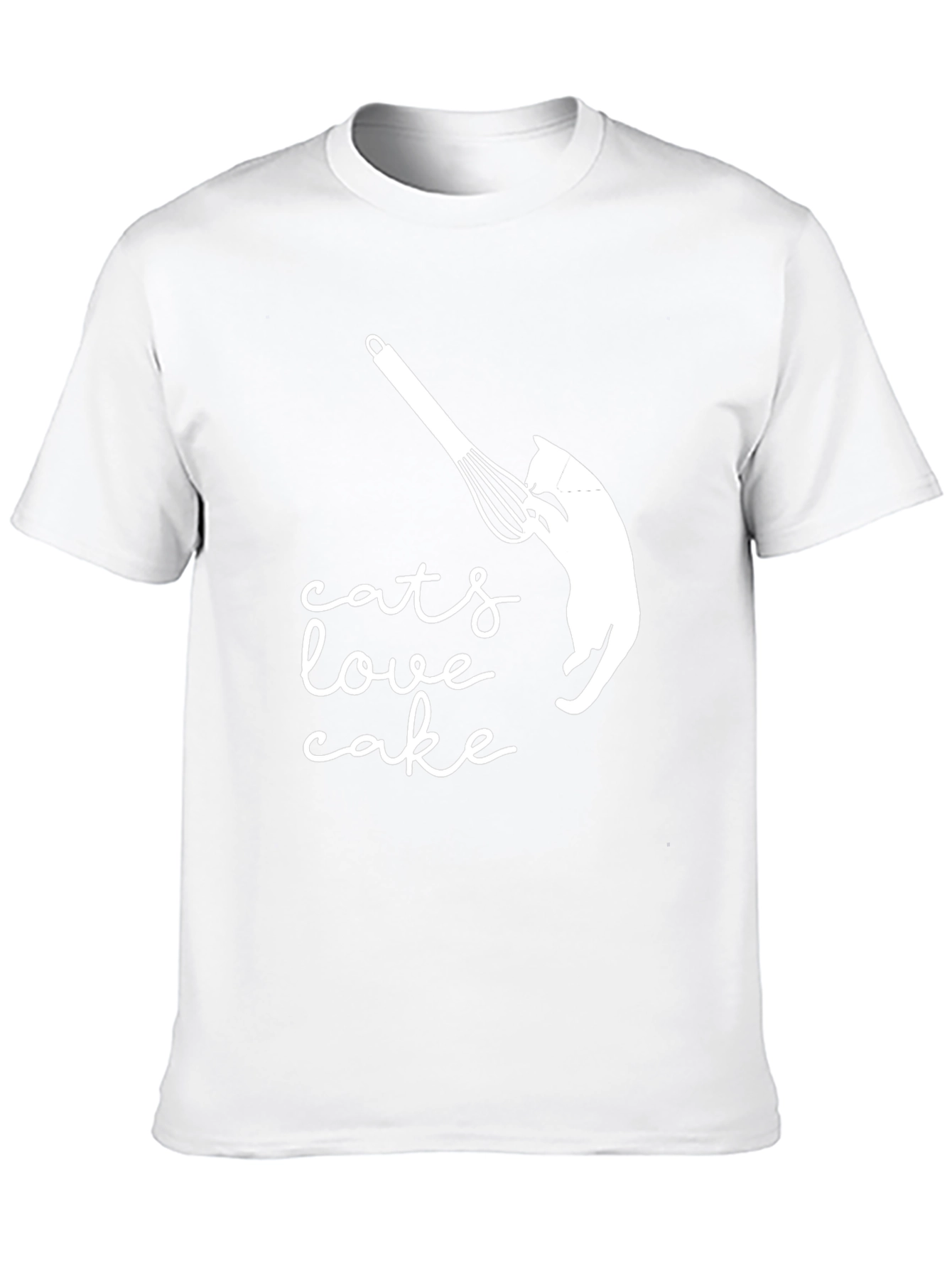 Cats Love Cake Graphic T-Shirt
