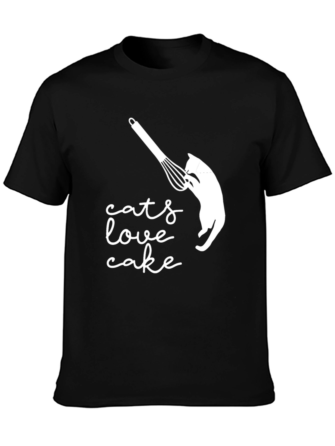Cats Love Cake Graphic T-Shirt