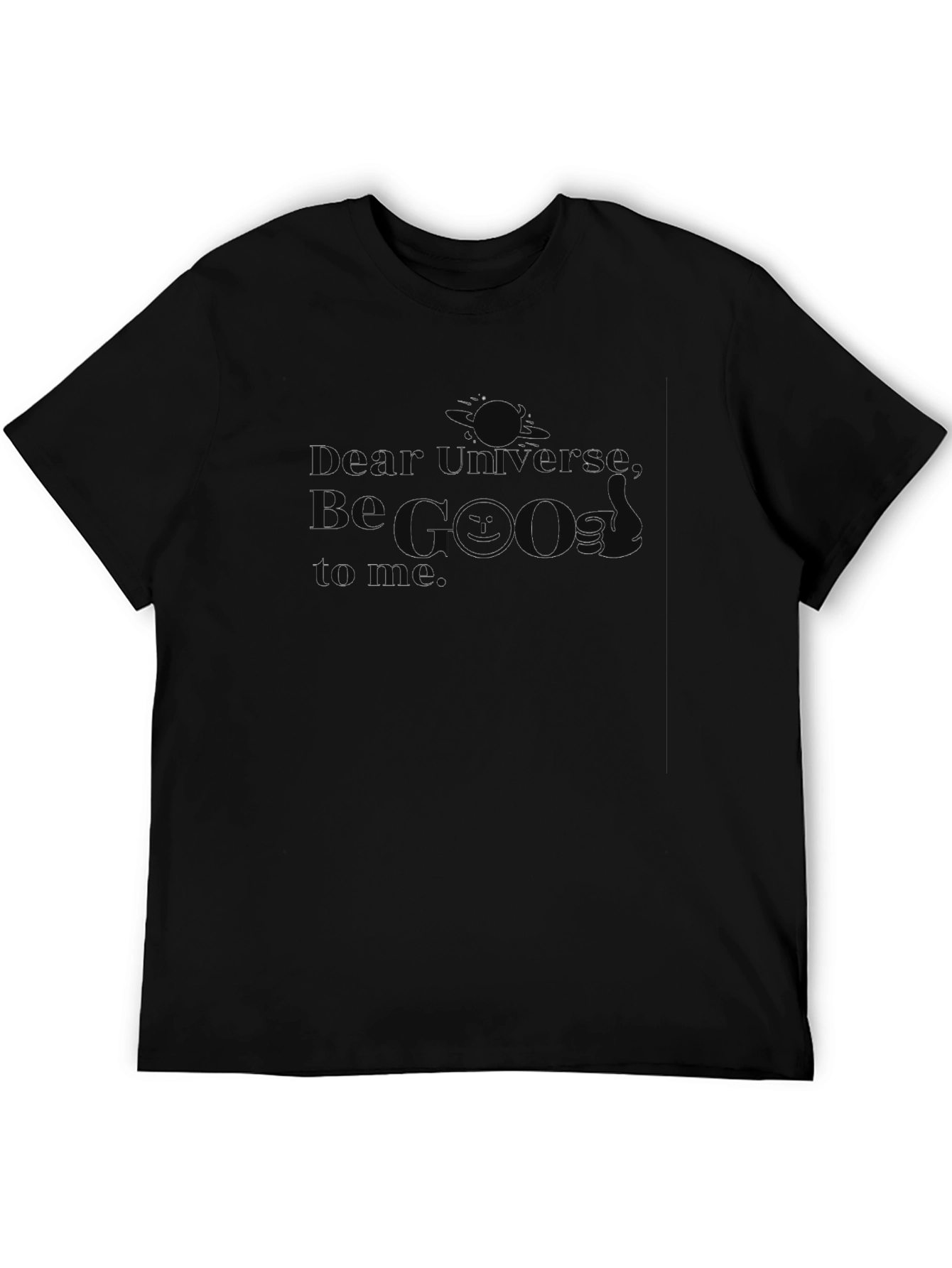 Dear Universe Graphic Black T-Shirt