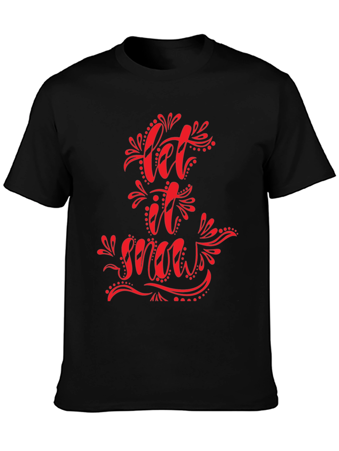 Let It Snow Graphic Tee - Holiday T-Shirt