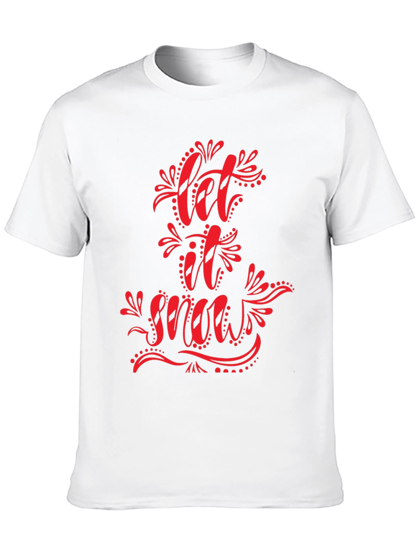 Let It Snow Graphic Tee - Holiday T-Shirt