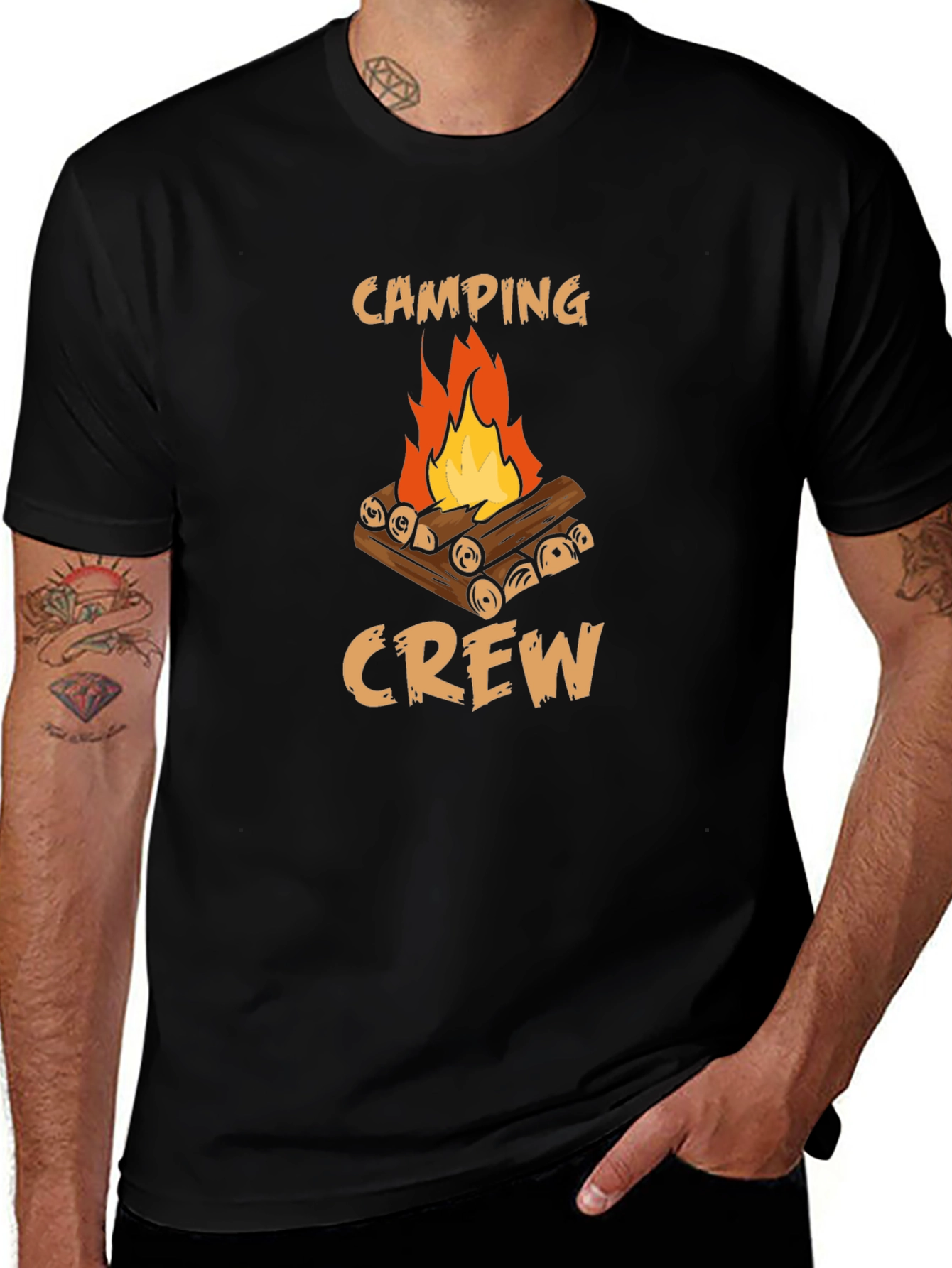 Camping Crew Graphic T-Shirt