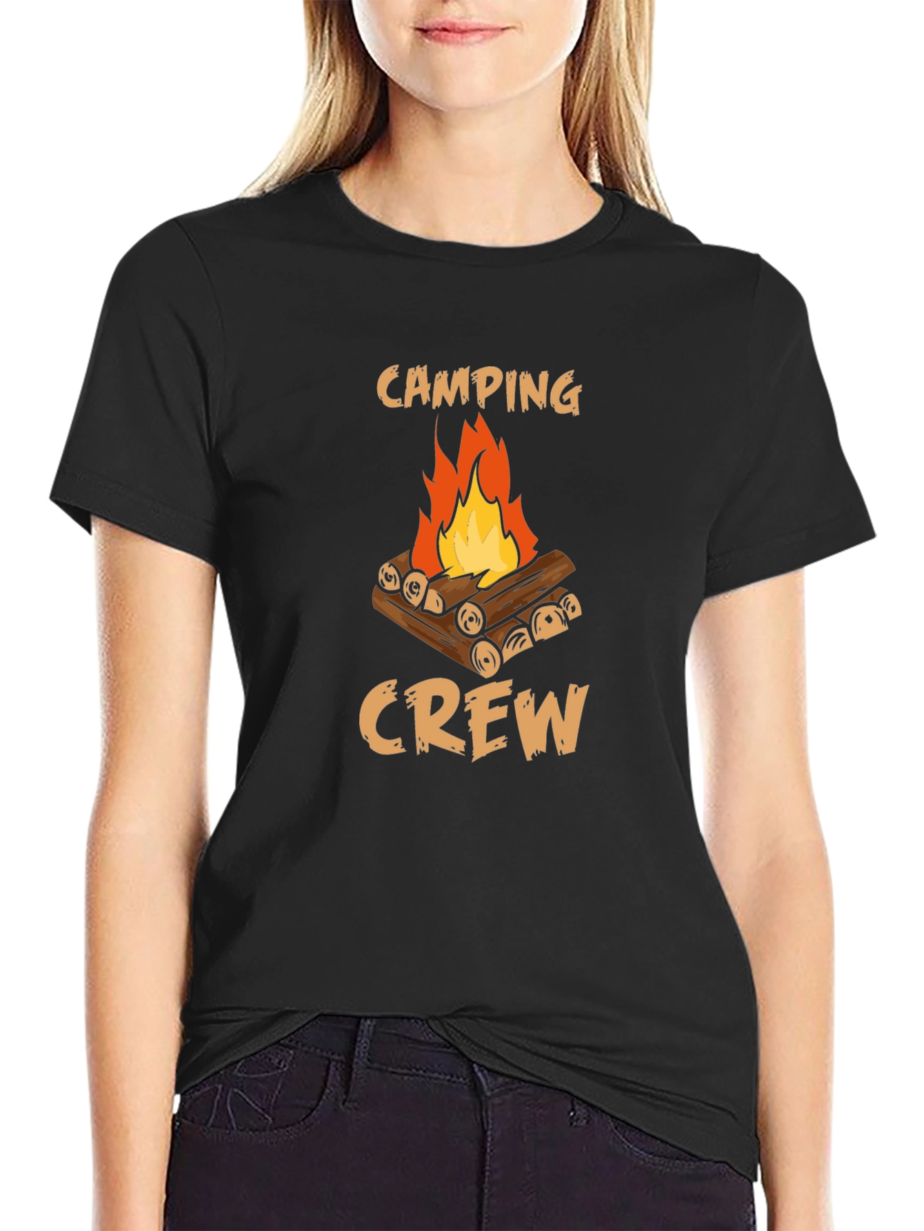 Camping Crew Graphic T-Shirt