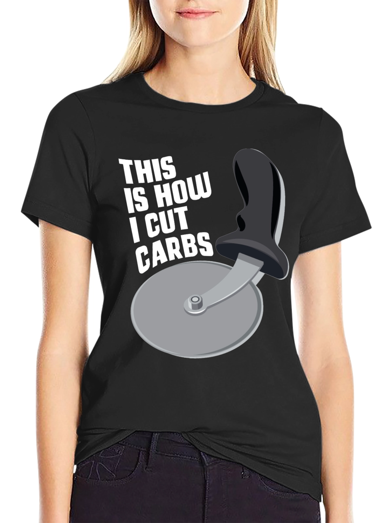 Funny Diet Pizza Cutter Mens T-Shirt