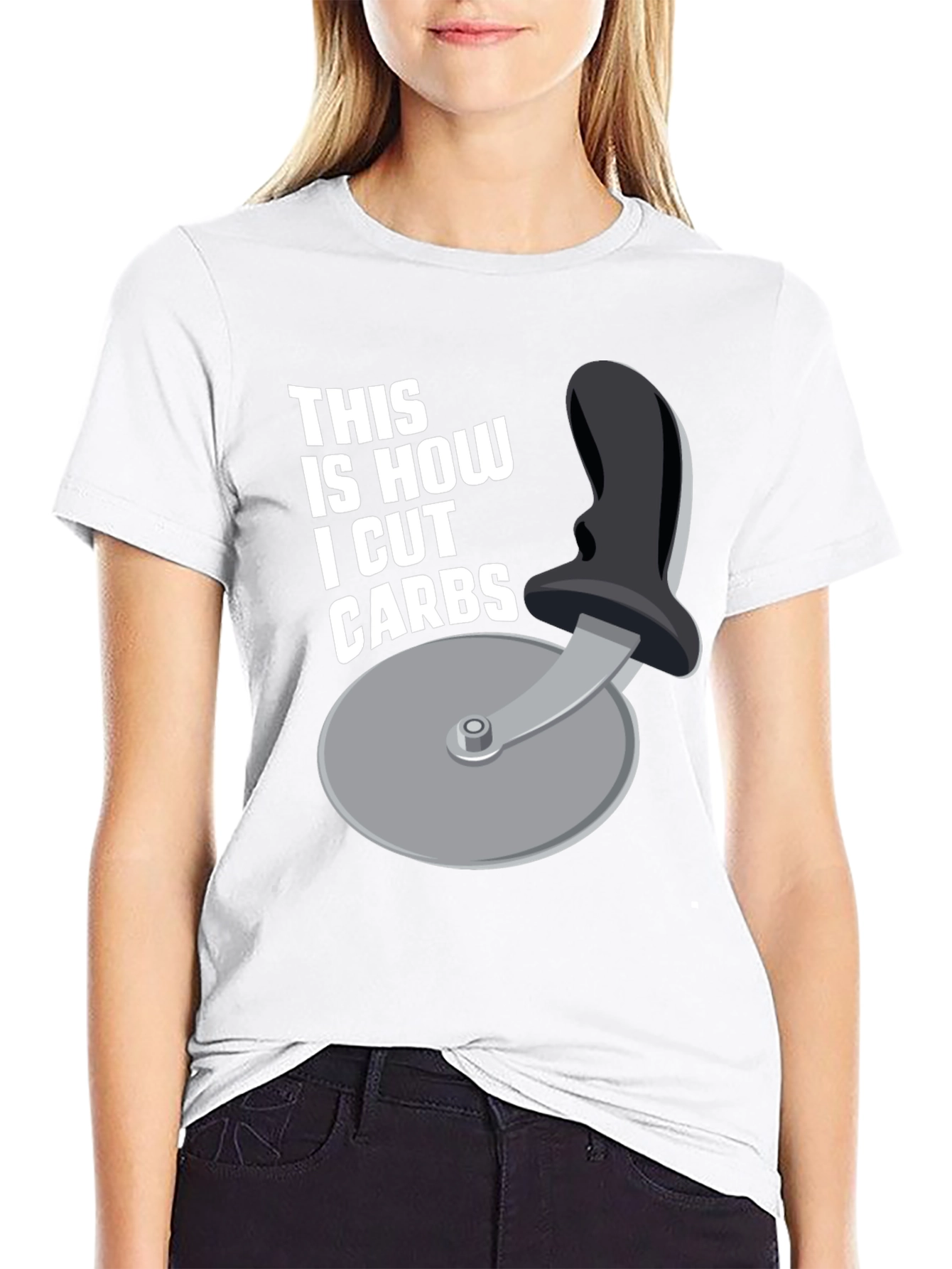 Funny Diet Pizza Cutter Mens T-Shirt