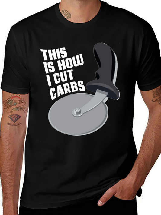 Funny Diet Pizza Cutter Mens T-Shirt