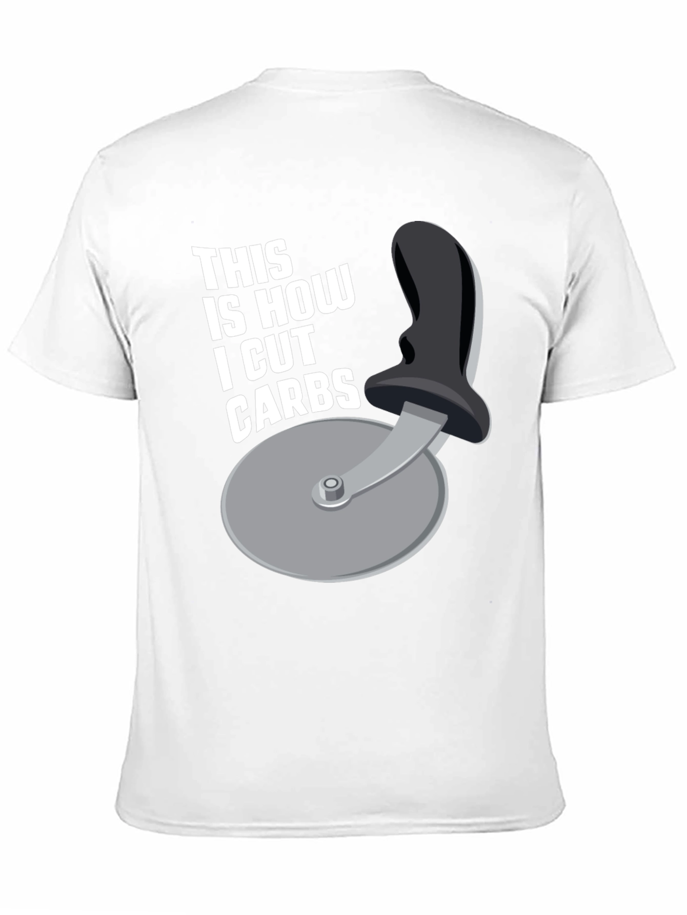 Funny Diet Pizza Cutter Mens T-Shirt