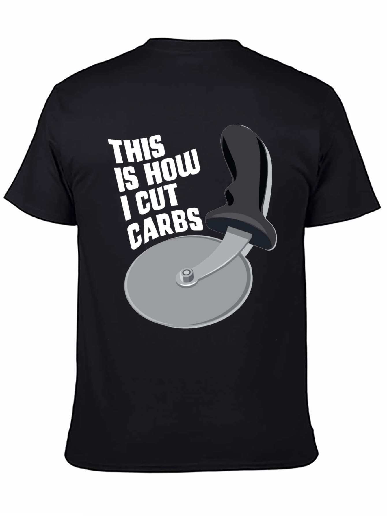 Funny Diet Pizza Cutter Mens T-Shirt
