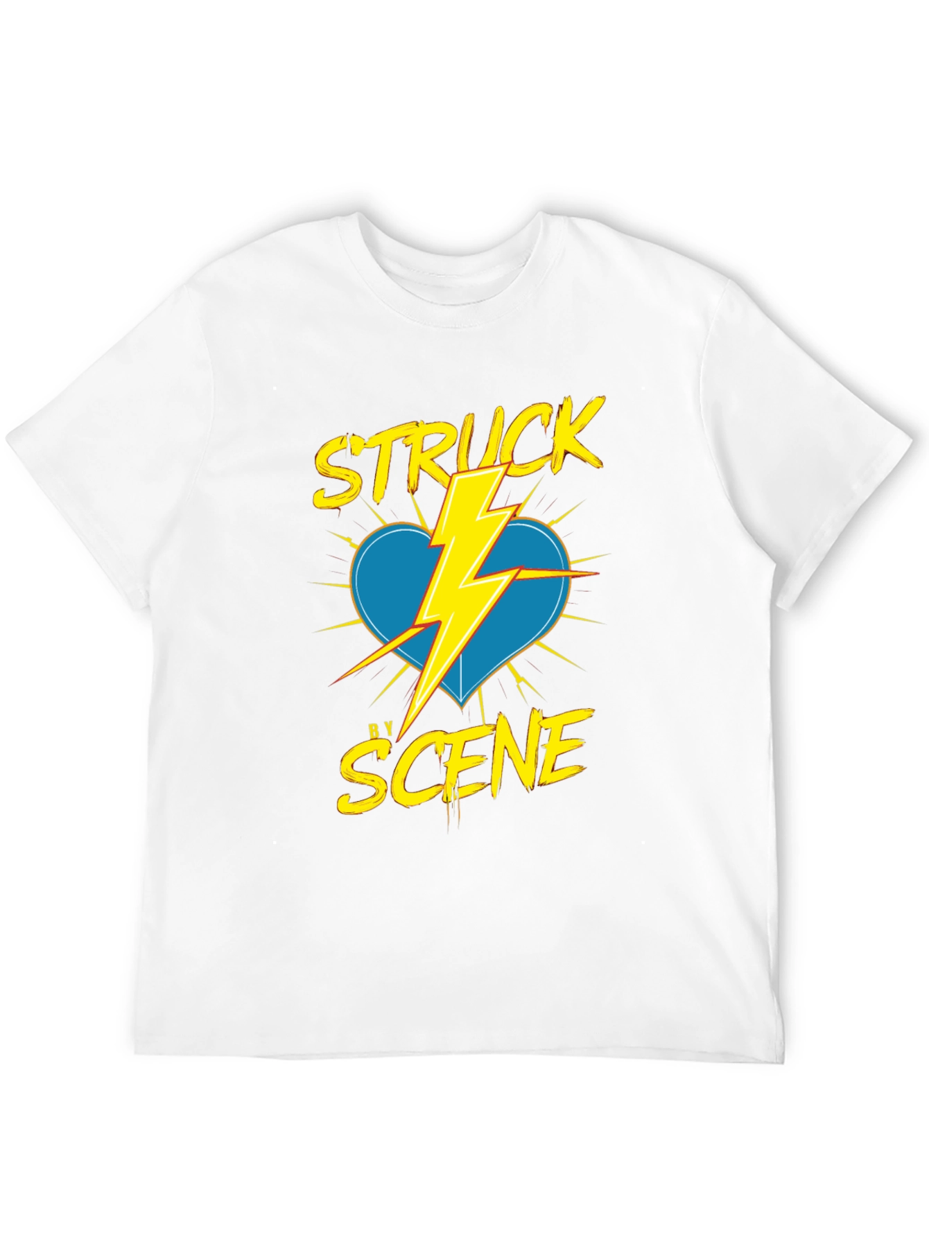 Struck by Scene Black T-Shirt