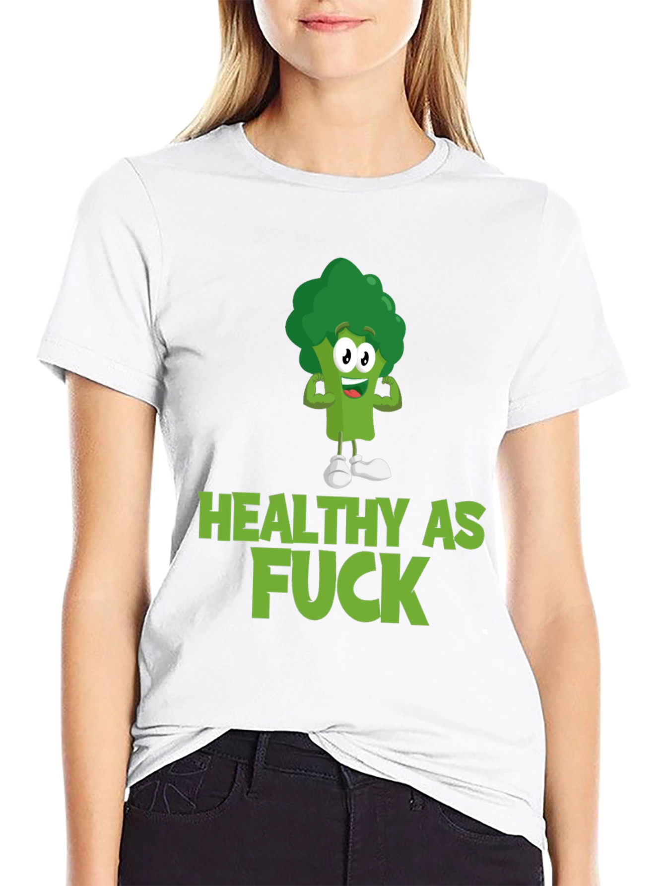 Healthy As F*ck Broccoli T-Shirt