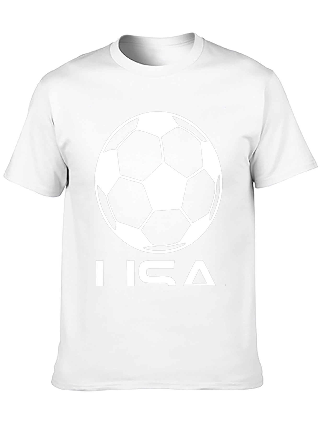 Soccer Ball LISA Personalized Black T-Shirt