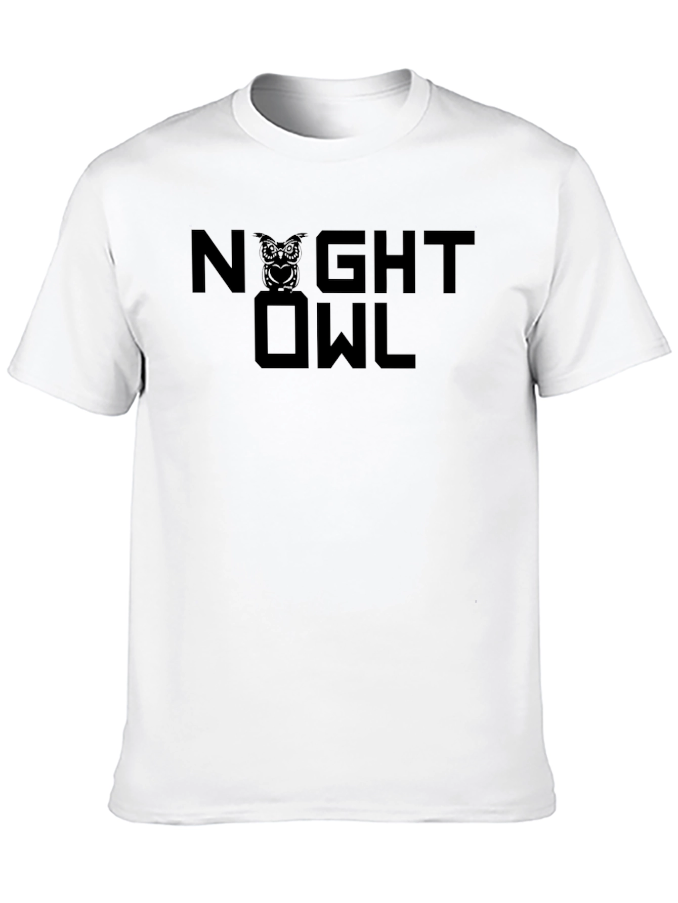 Night Owl Graphic Tee - Black