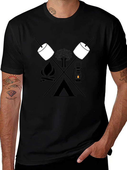 Camping Adventure Graphic Tee - Outdoor Lovers Essential