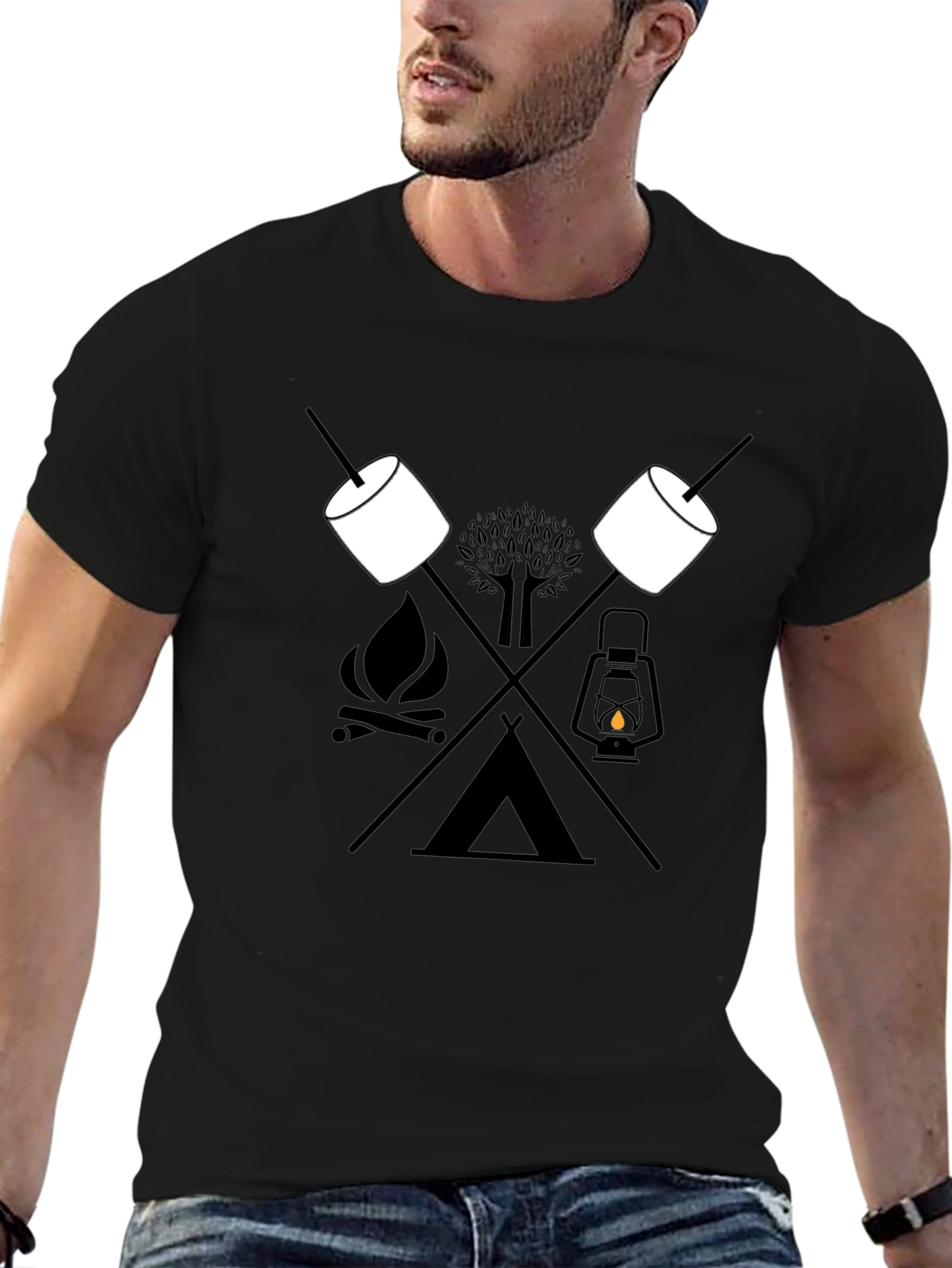 Camping Adventure Graphic Tee - Outdoor Lovers Essential