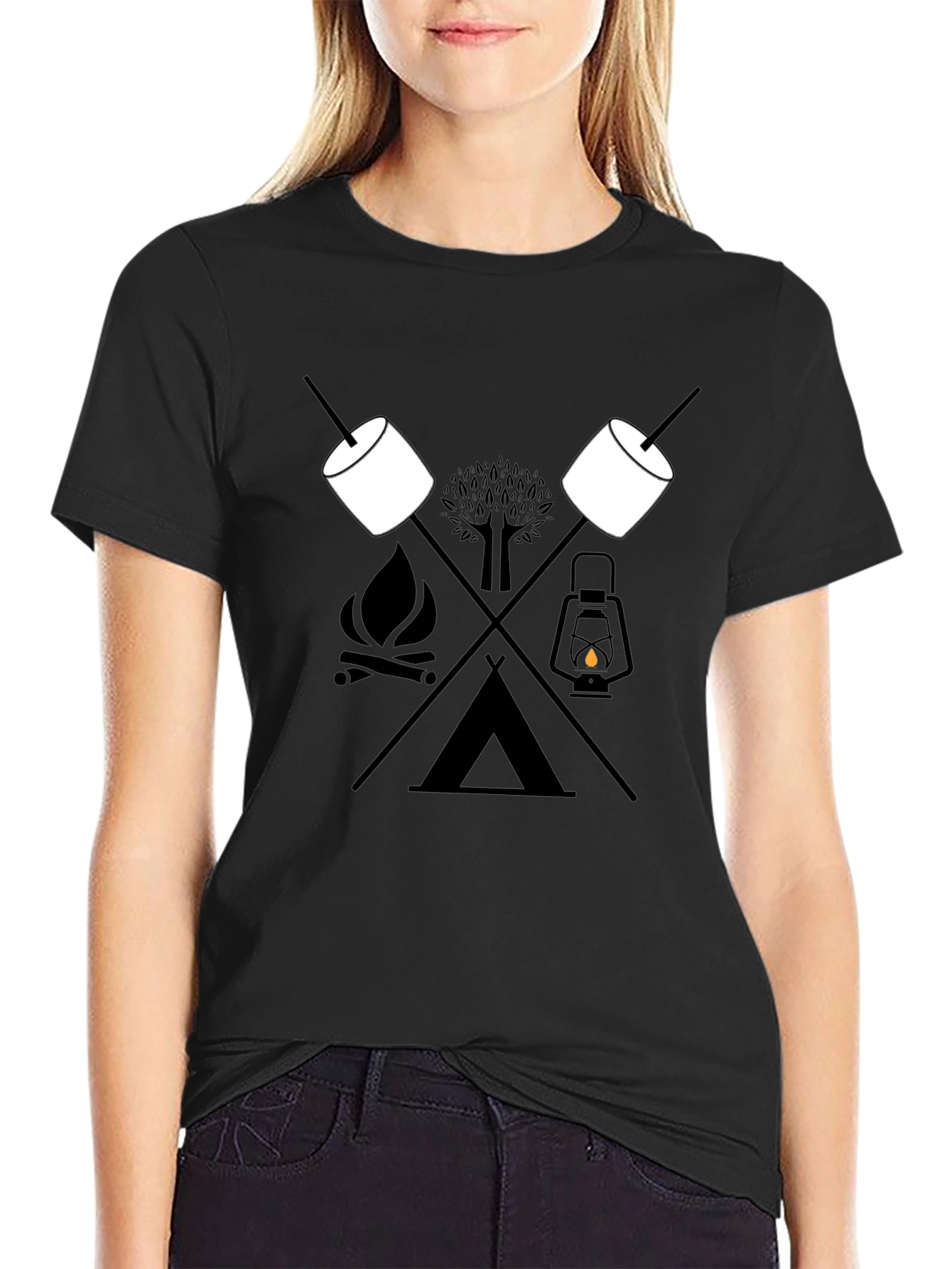 Camping Adventure Graphic Tee - Outdoor Lovers Essential