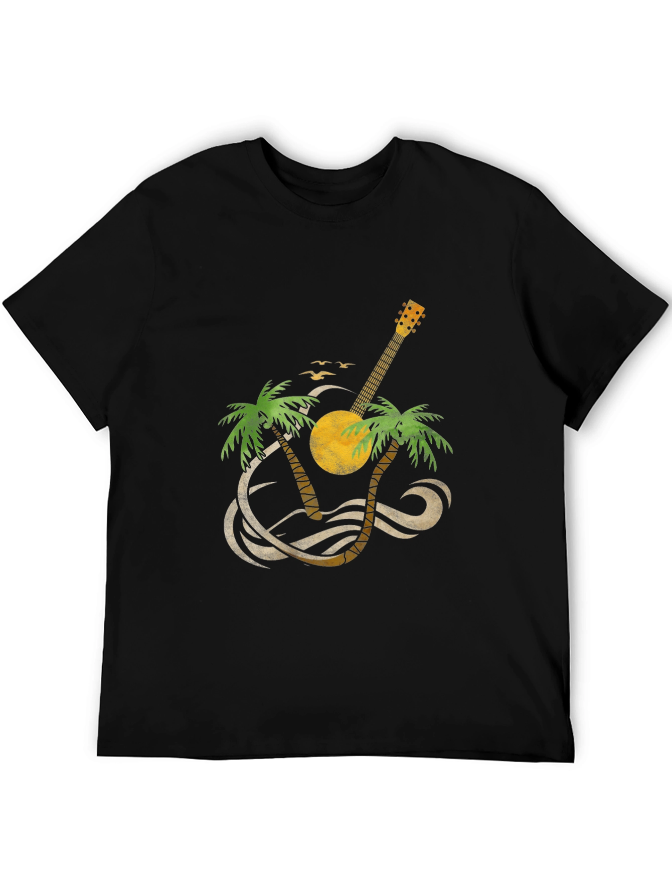 Tropical Ukulele T-Shirt - Island Vibes