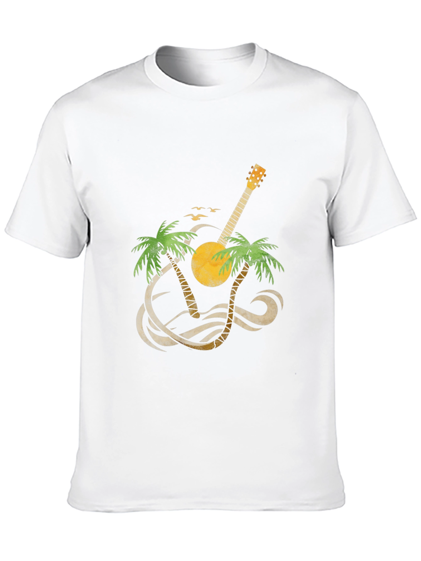 Tropical Ukulele T-Shirt - Island Vibes