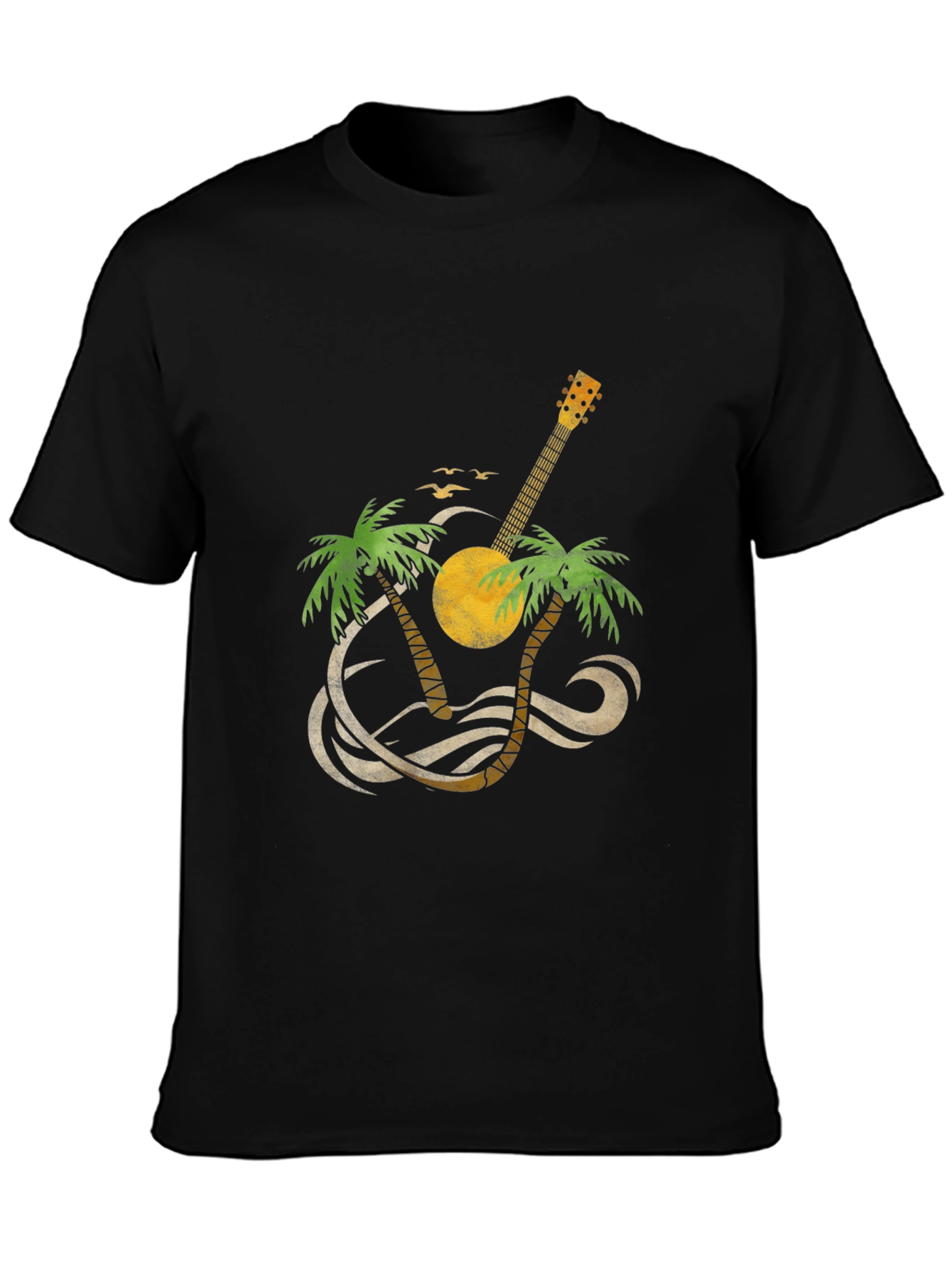 Tropical Ukulele T-Shirt - Island Vibes