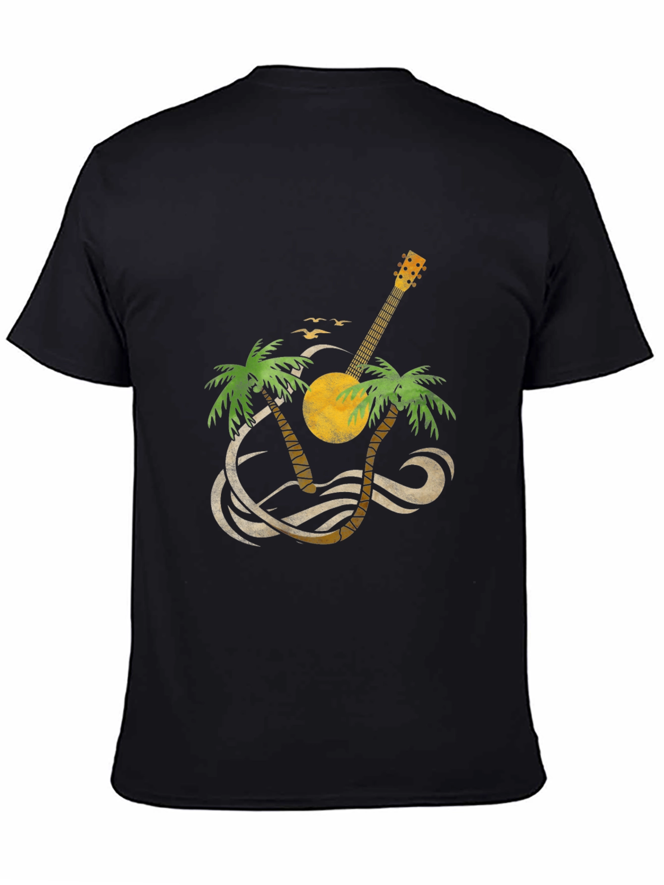 Tropical Ukulele T-Shirt - Island Vibes